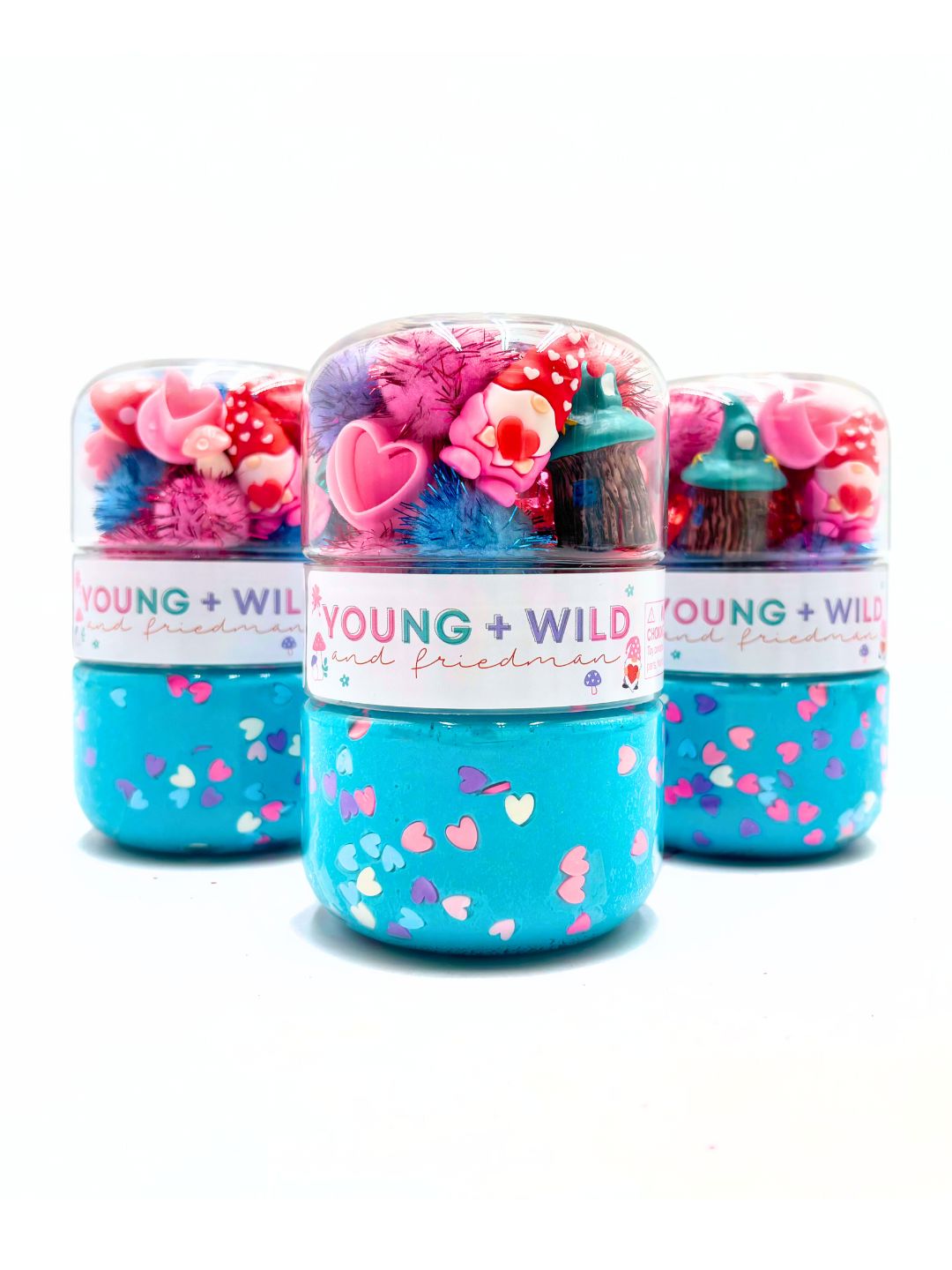 Garden Gnome Valentine Grab & Go Dough Jar Grab and Go Dough Young, Wild & Friedman 