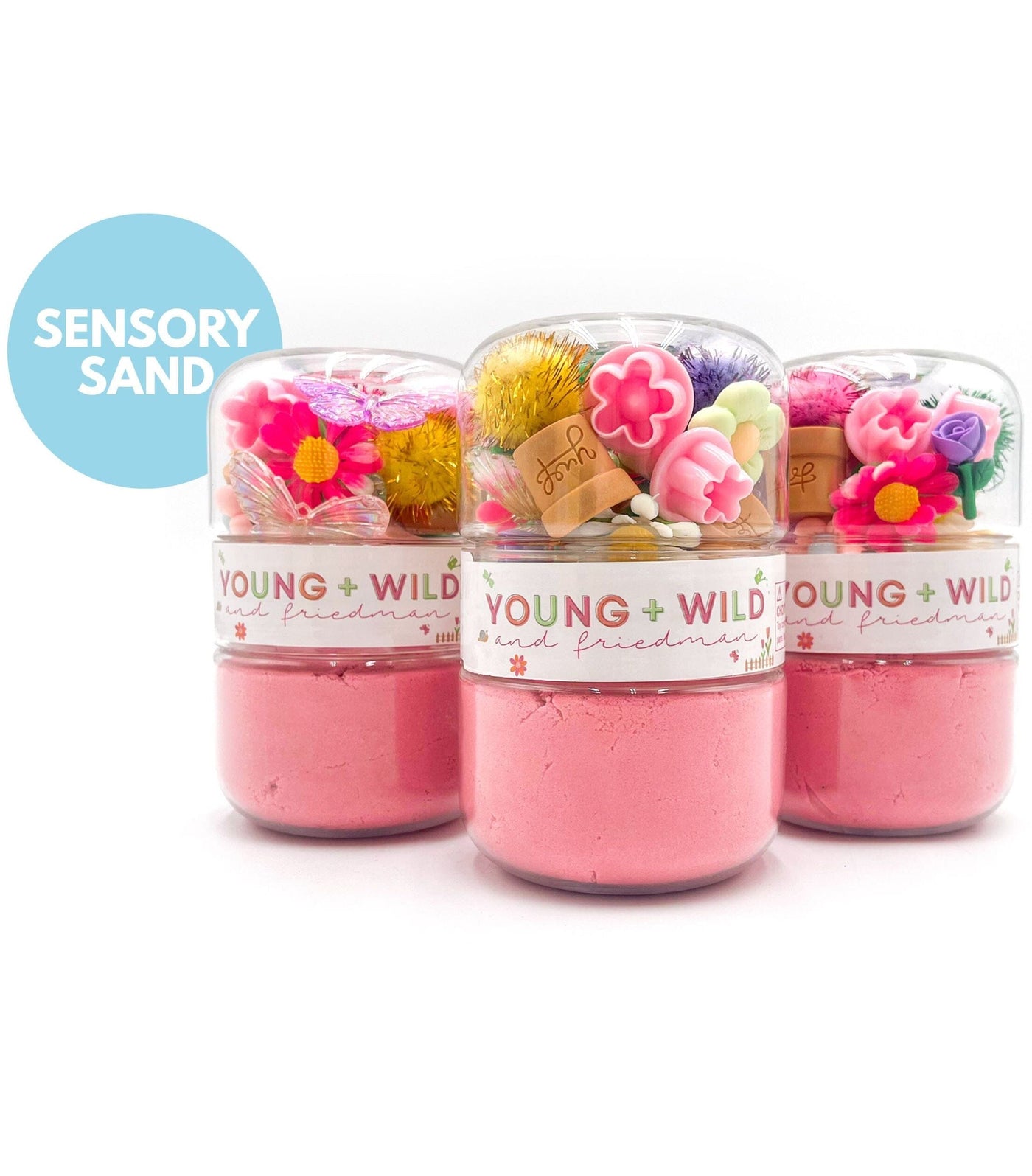 Gardening Grab & Go Sensory Sand Jar Grab and Go Dough Young, Wild & Friedman 
