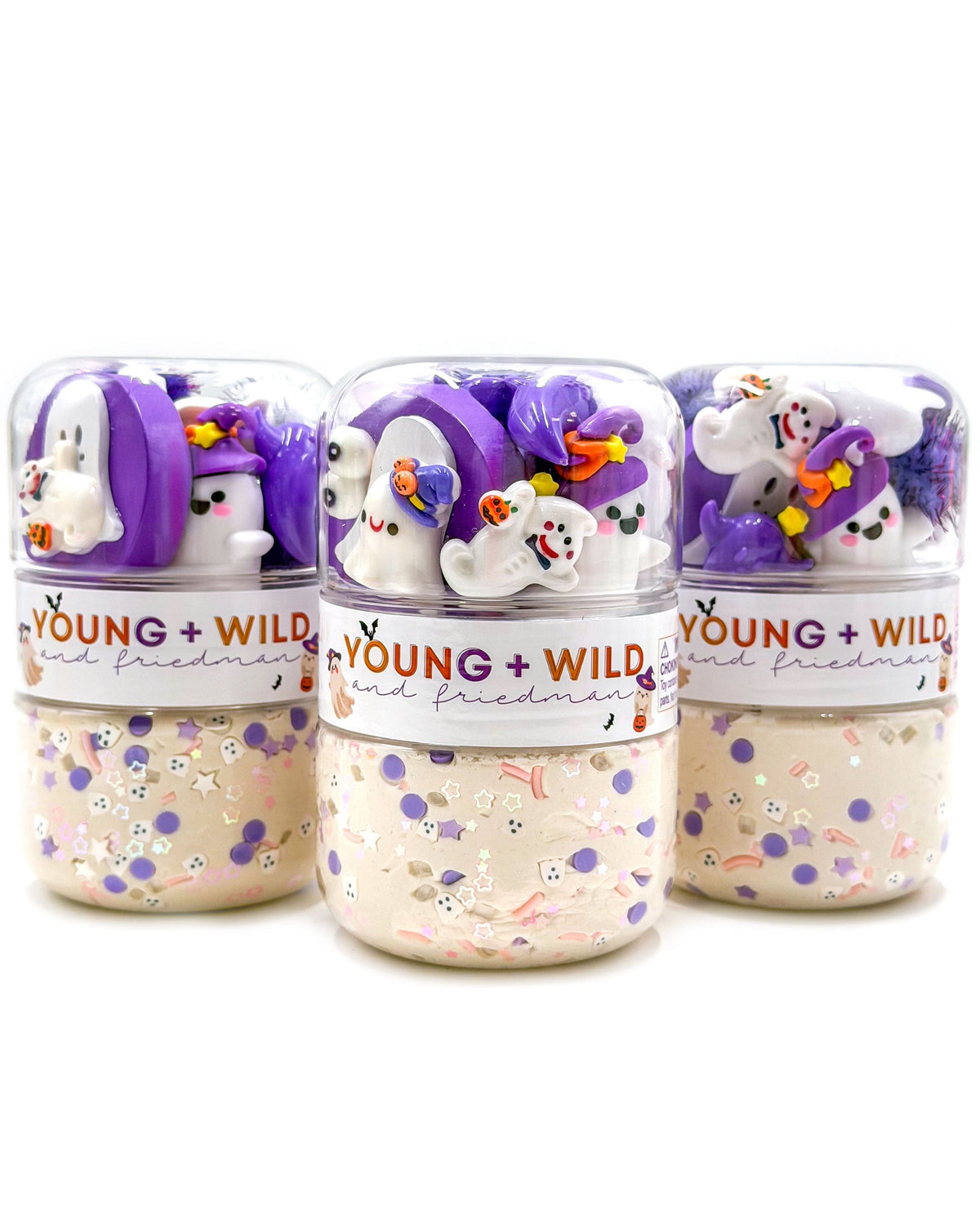 Ghost Grab & Go Dough Jar Grab and Go Dough Young, Wild & Friedman 