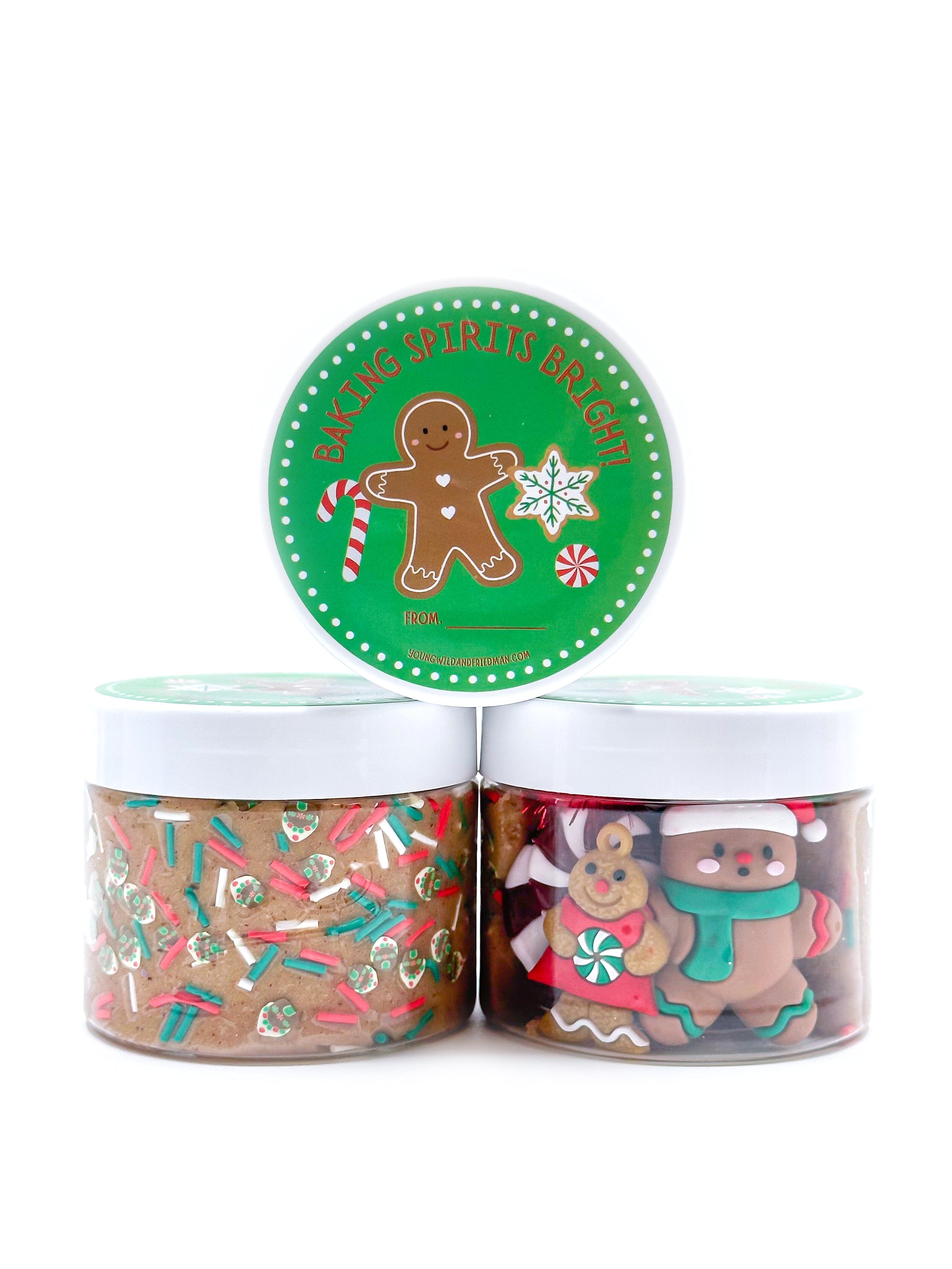 Gingerbread Sensory Dough Jar Sensory Dough Young, Wild & Friedman 