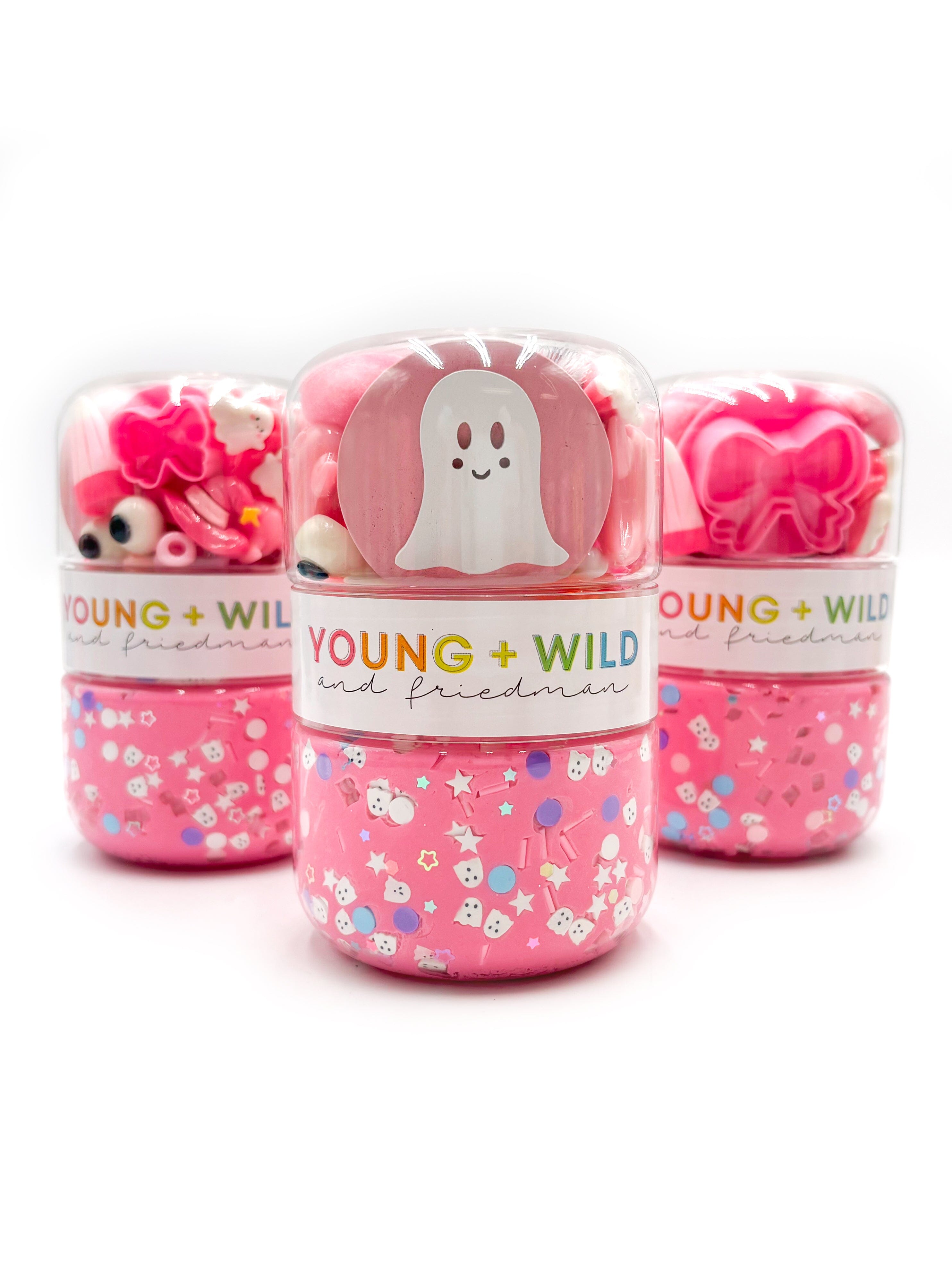 Girly Ghoul Grab & Go Dough Jar Grab and Go Dough Young, Wild & Friedman 