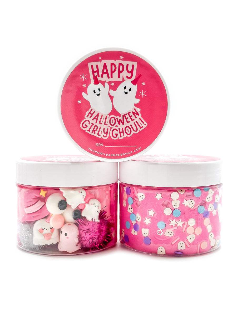 Girly Ghoul Sensory Dough Jar Sensory Dough Young, Wild & Friedman 