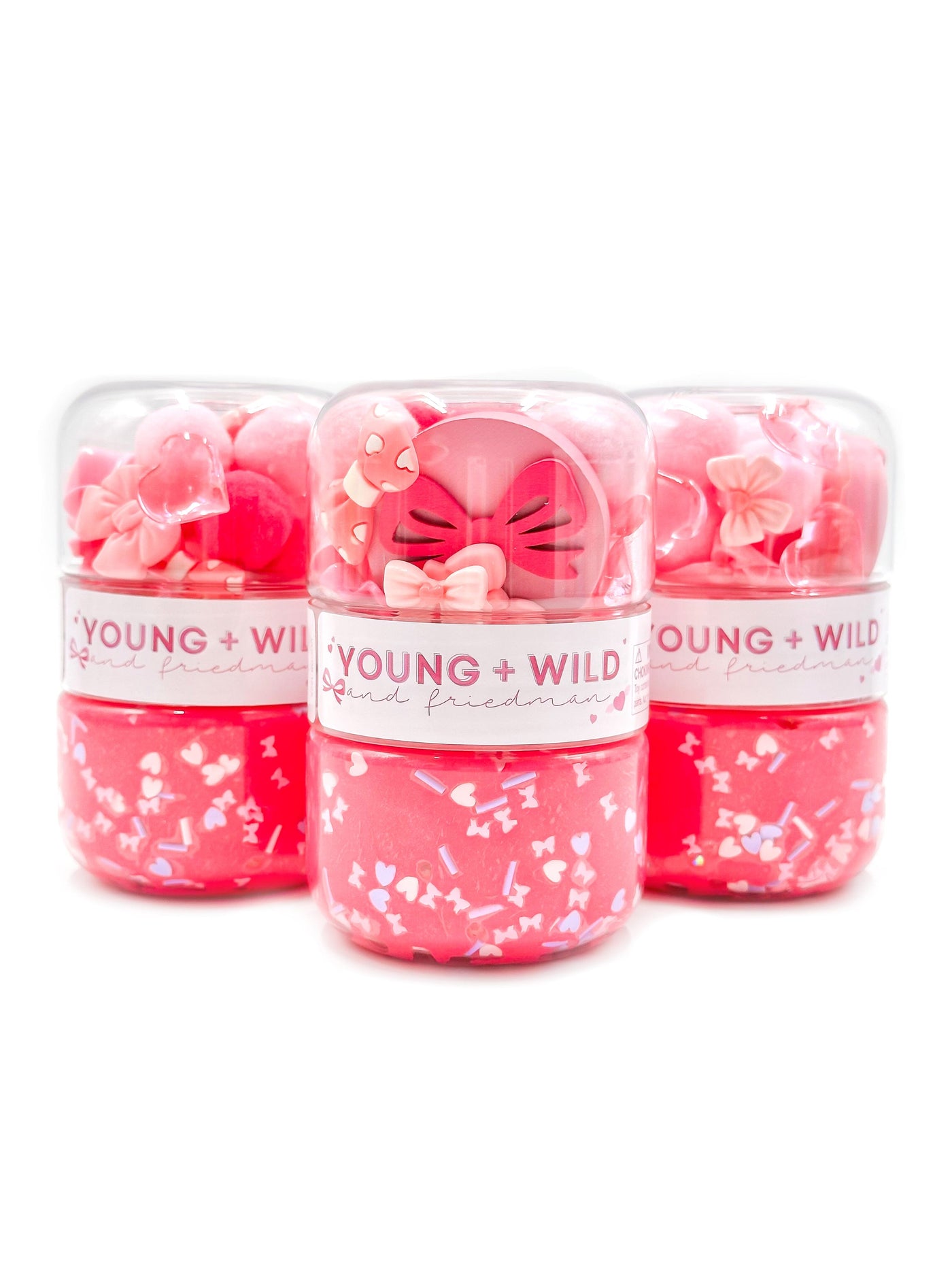 Girly Valentine Grab & Go Dough Jar Grab and Go Dough Young, Wild & Friedman 