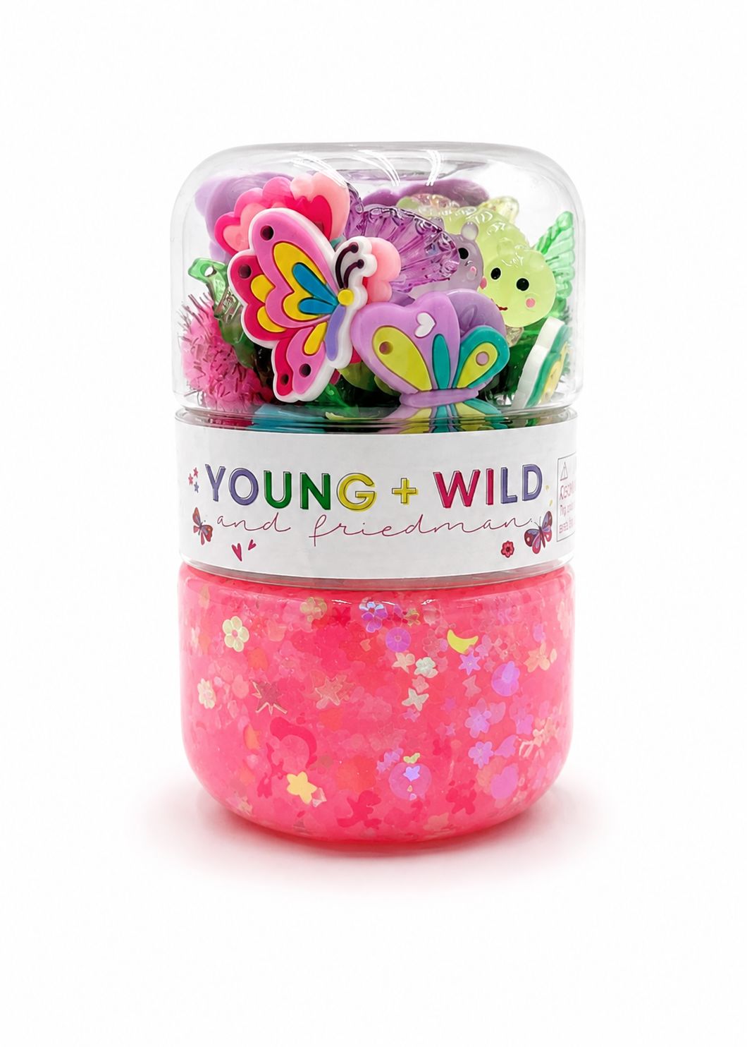 Grab & Go Dough Jar - Butterfly - WS Grab and Go Dough Young, Wild & Friedman 