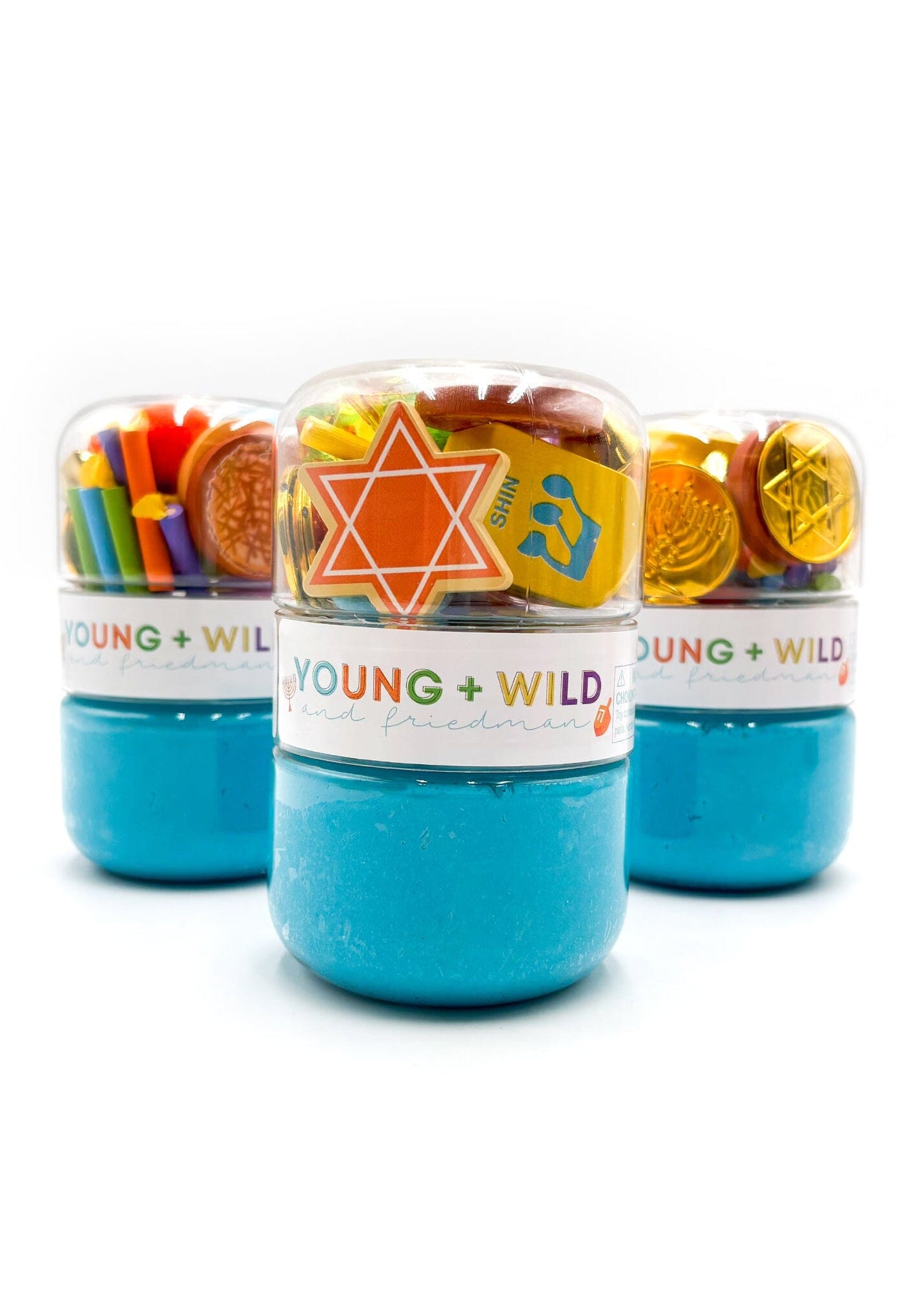 Hanukkah Grab & Go Dough Jar Grab and Go Dough Young, Wild & Friedman 