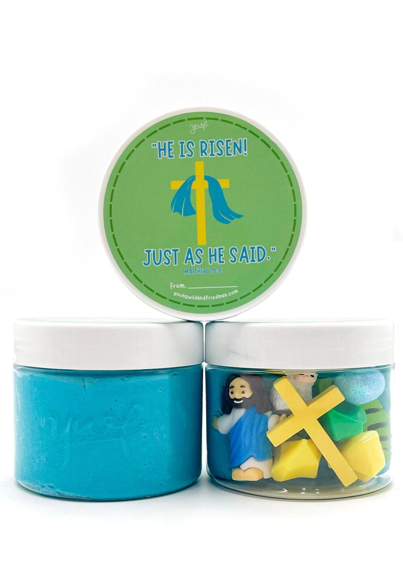 He is Risen Sensory Dough Jar Sensory Dough Young, Wild & Friedman 