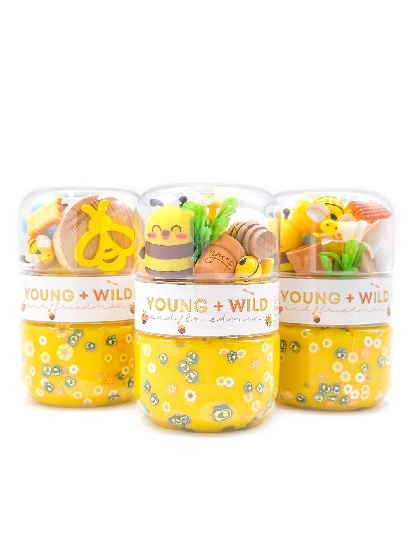 Honey Bee Grab & Go Dough Jar Grab and Go Dough Young, Wild & Friedman 