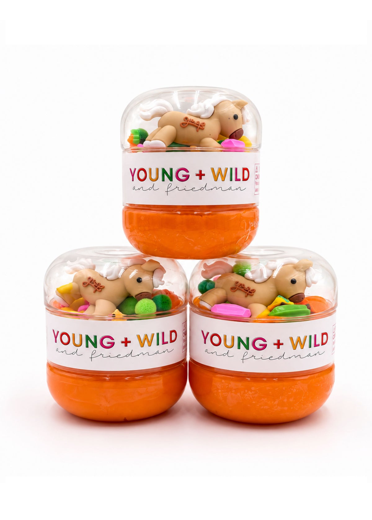 Horse Sensory Dough Jar Sensory Dough Young, Wild & Friedman 