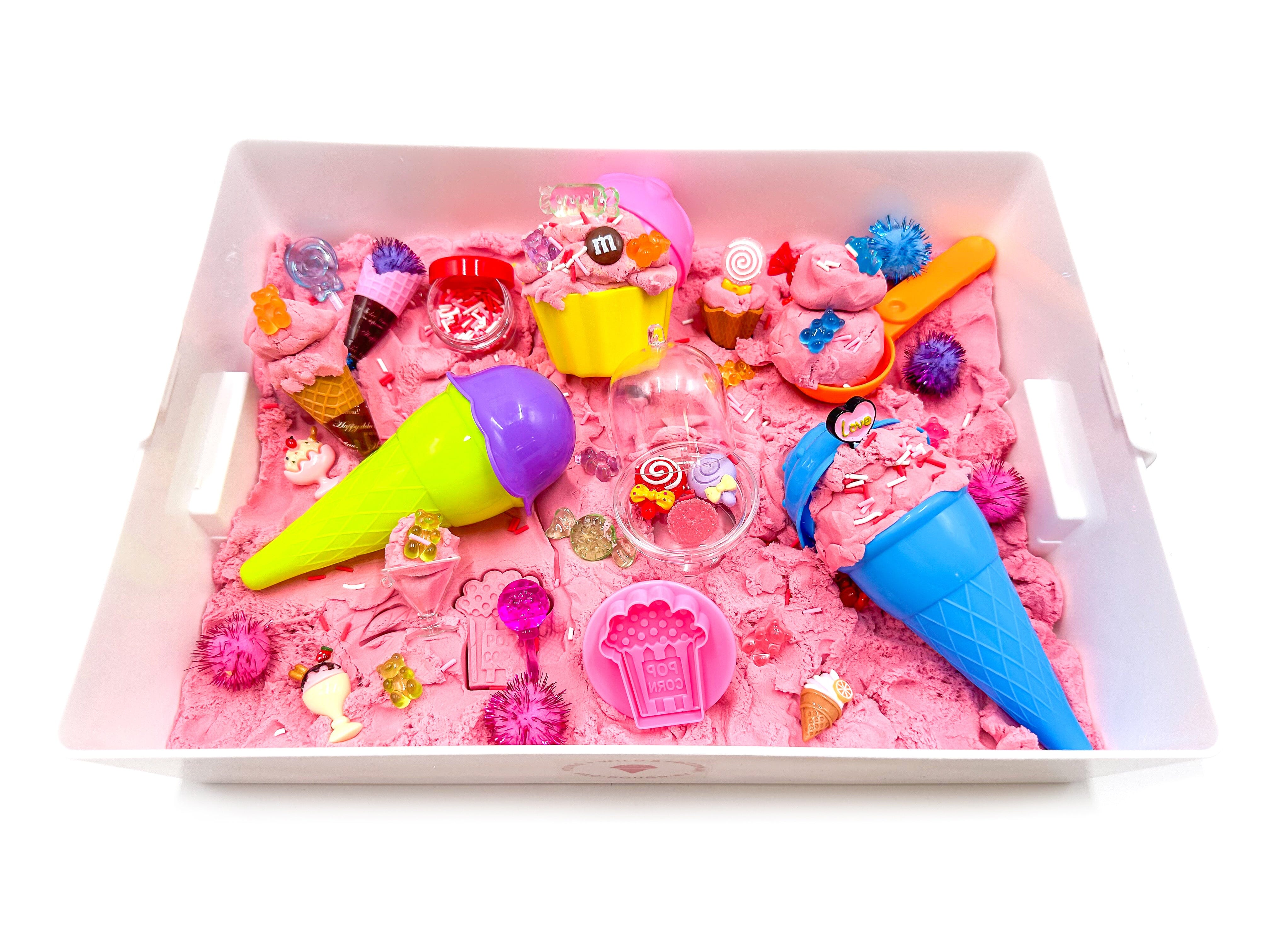 Ice Cream Sensory Sand Bin  Young + Wild and Friedman
