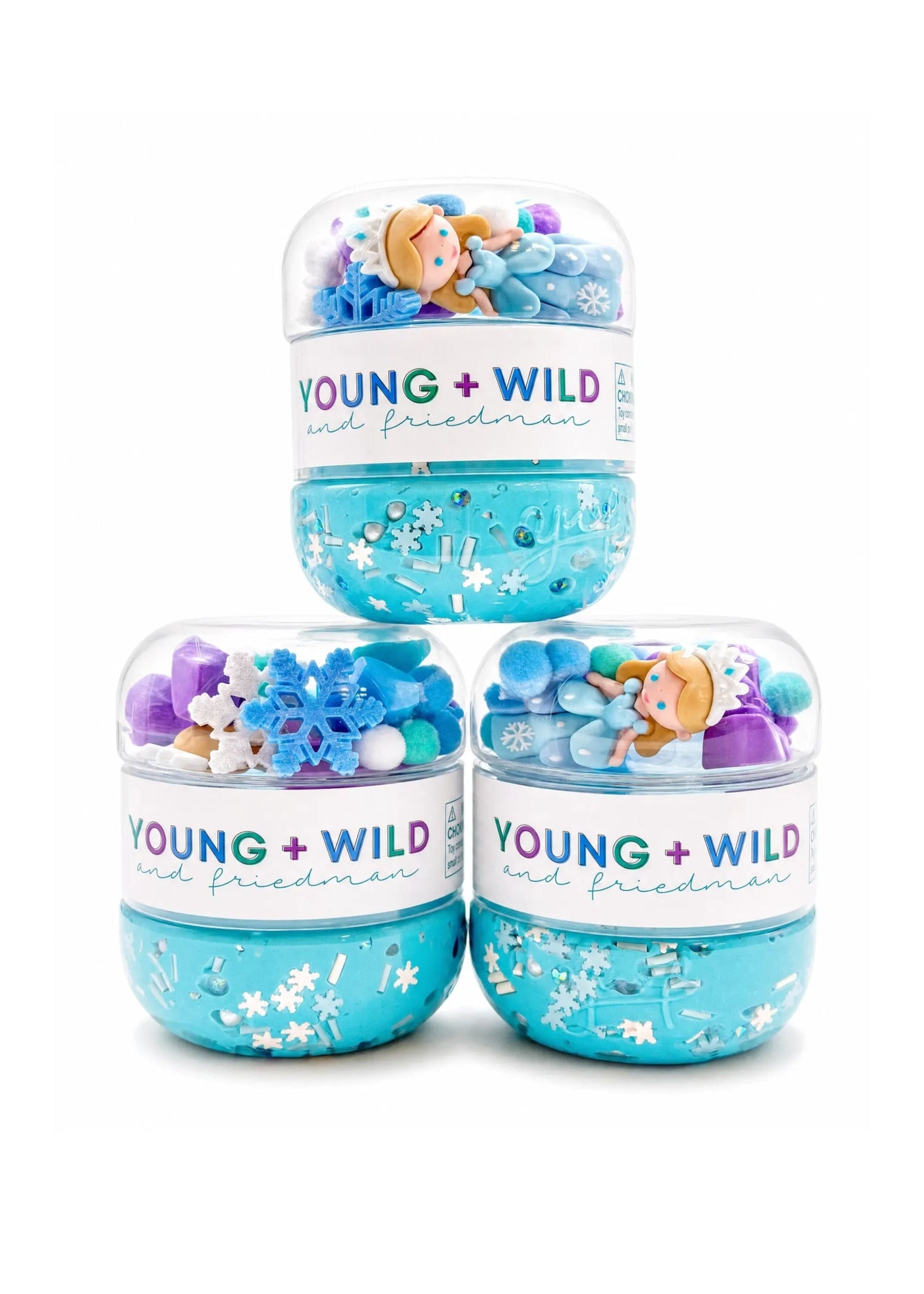 Ice Princess Sensory Dough Jar Sensory Dough Young, Wild & Friedman 