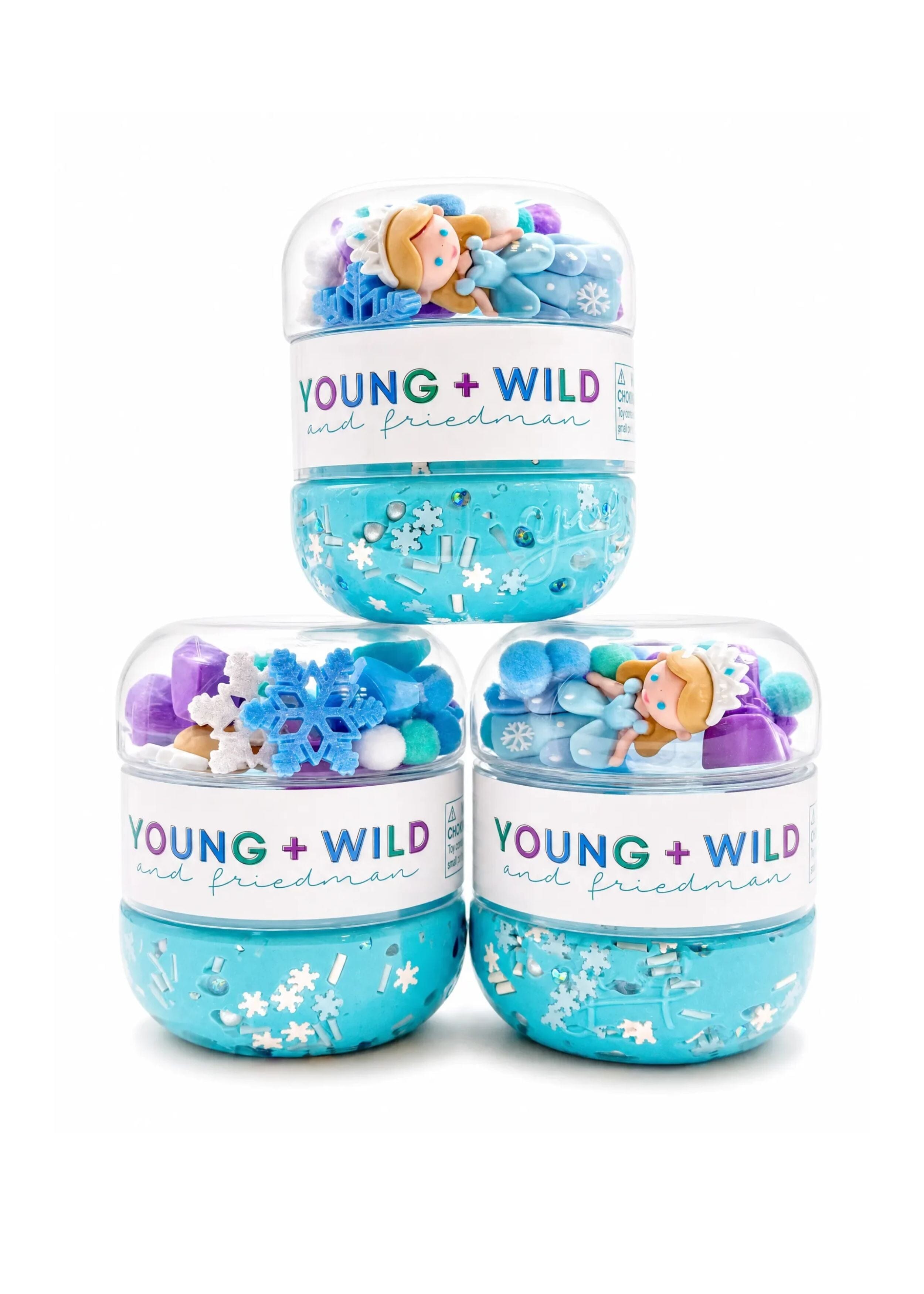 Ice Princess Sensory Dough Jar Sensory Dough Young, Wild & Friedman 