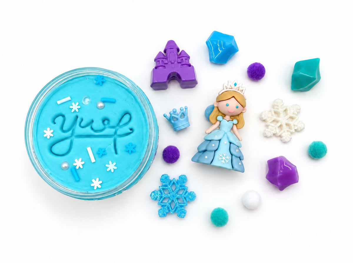 Ice Princess Sensory Dough Jar Sensory Dough Young, Wild & Friedman 