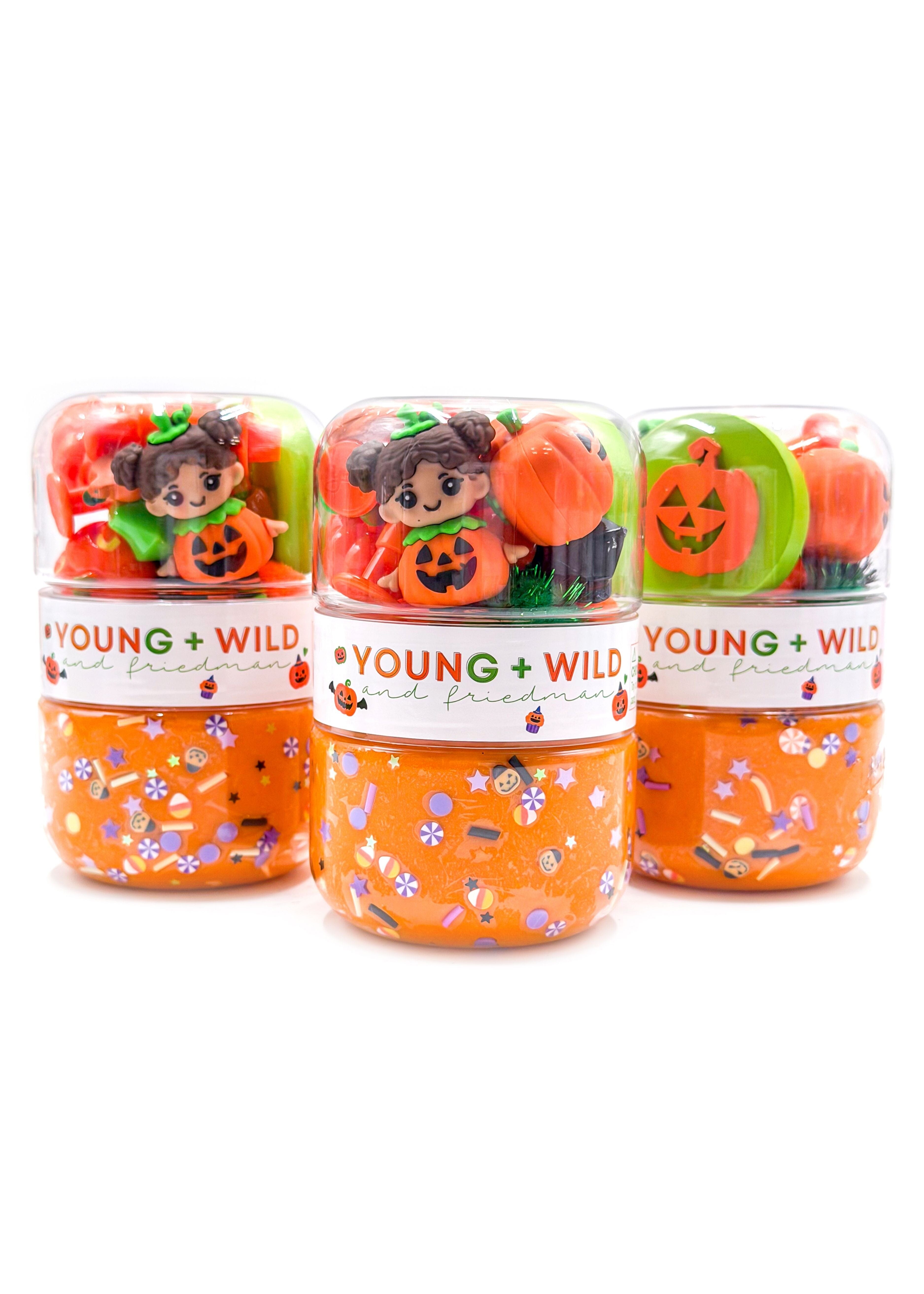 Jack-O-Lantern Grab & Go Dough Jar Grab and Go Dough Young, Wild & Friedman 