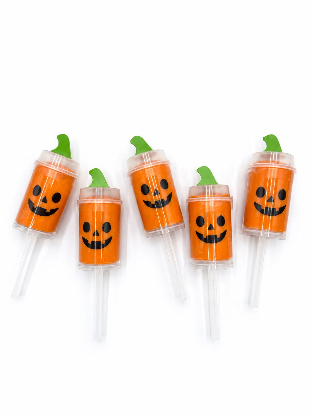 Jack-O-Lantern Sensory Dough Push Pop Sensory Dough Young, Wild & Friedman 