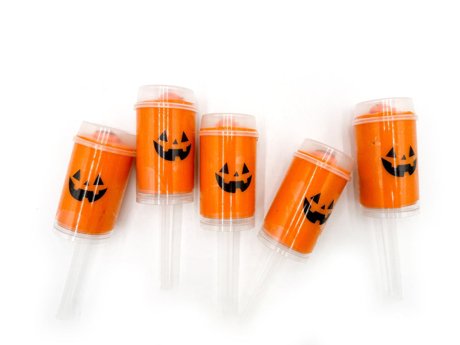 Jack-O-Lantern Sensory Dough Push Pops Sensory Dough Young, Wild & Friedman 