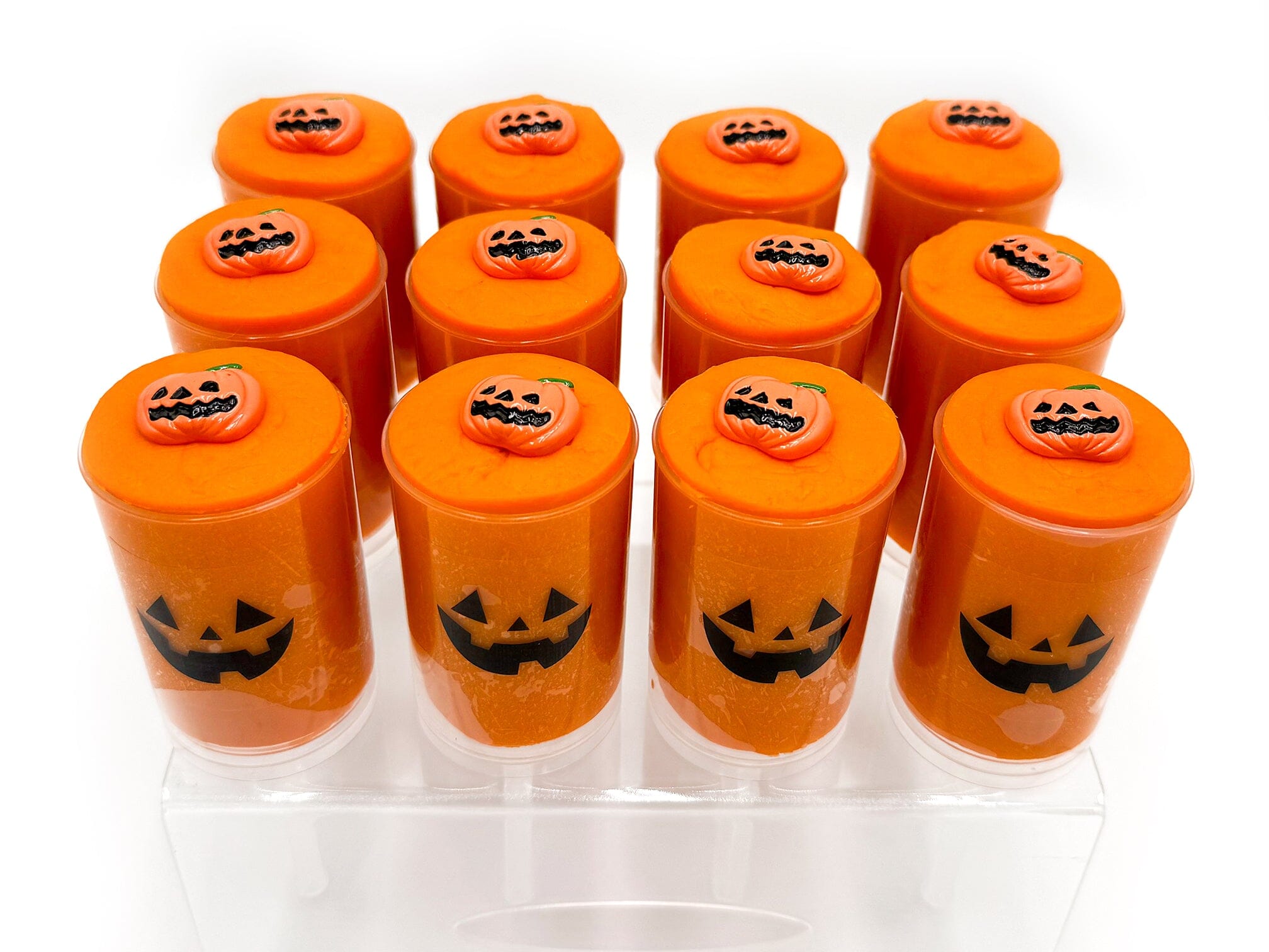 Jack-O-Lantern Sensory Dough Push Pops Sensory Dough Young, Wild & Friedman 