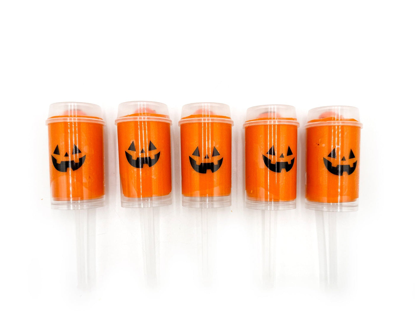 Jack-O-Lantern Sensory Dough Push Pops Sensory Dough Young, Wild & Friedman 