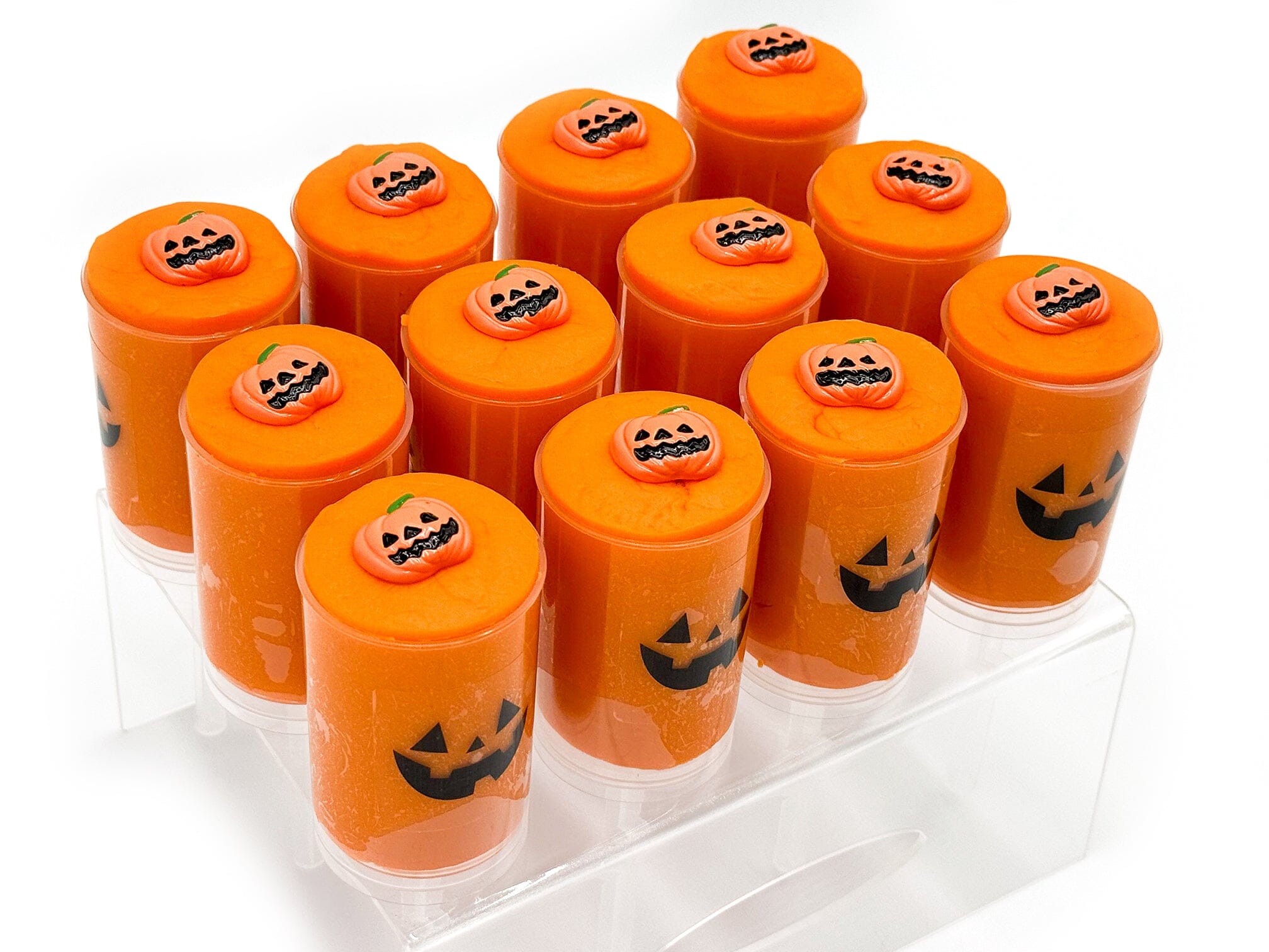 Jack-O-Lantern Sensory Dough Push Pops Sensory Dough Young, Wild & Friedman 