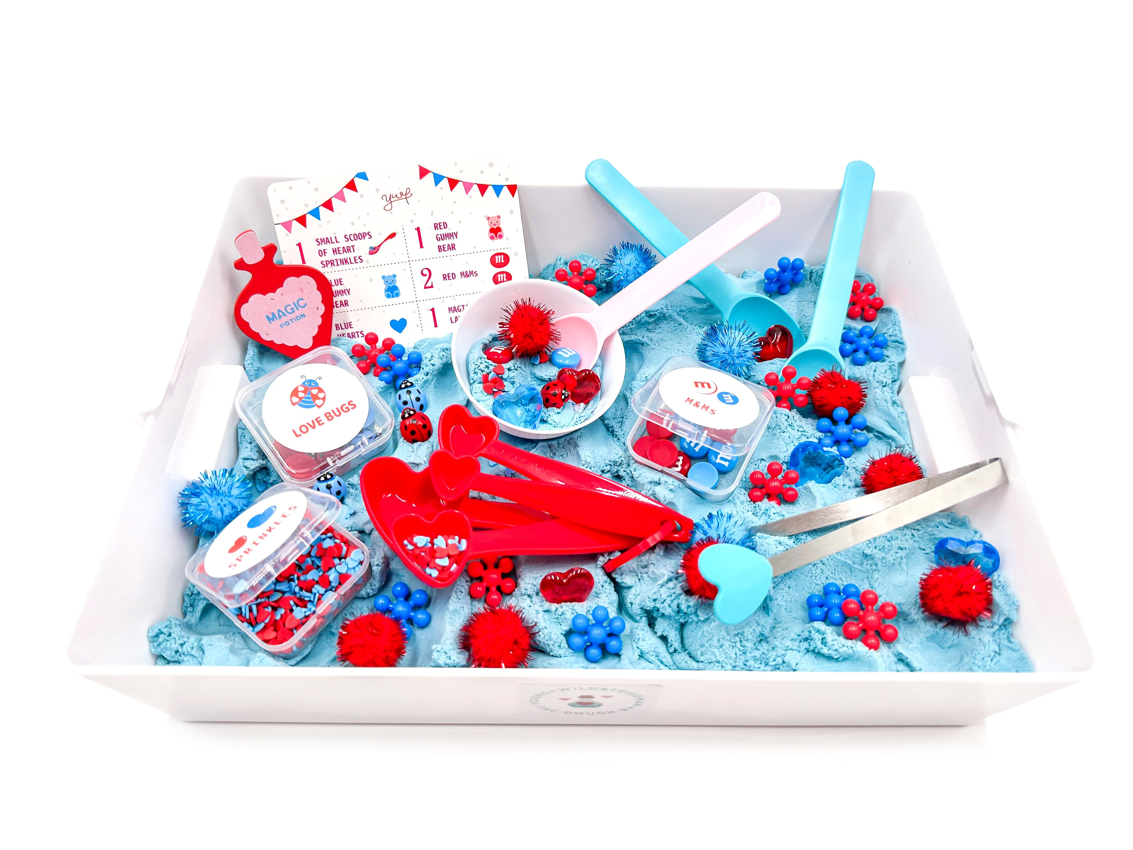 Love Potion Sensory Sand Bin Sensory Bin Young, Wild & Friedman 