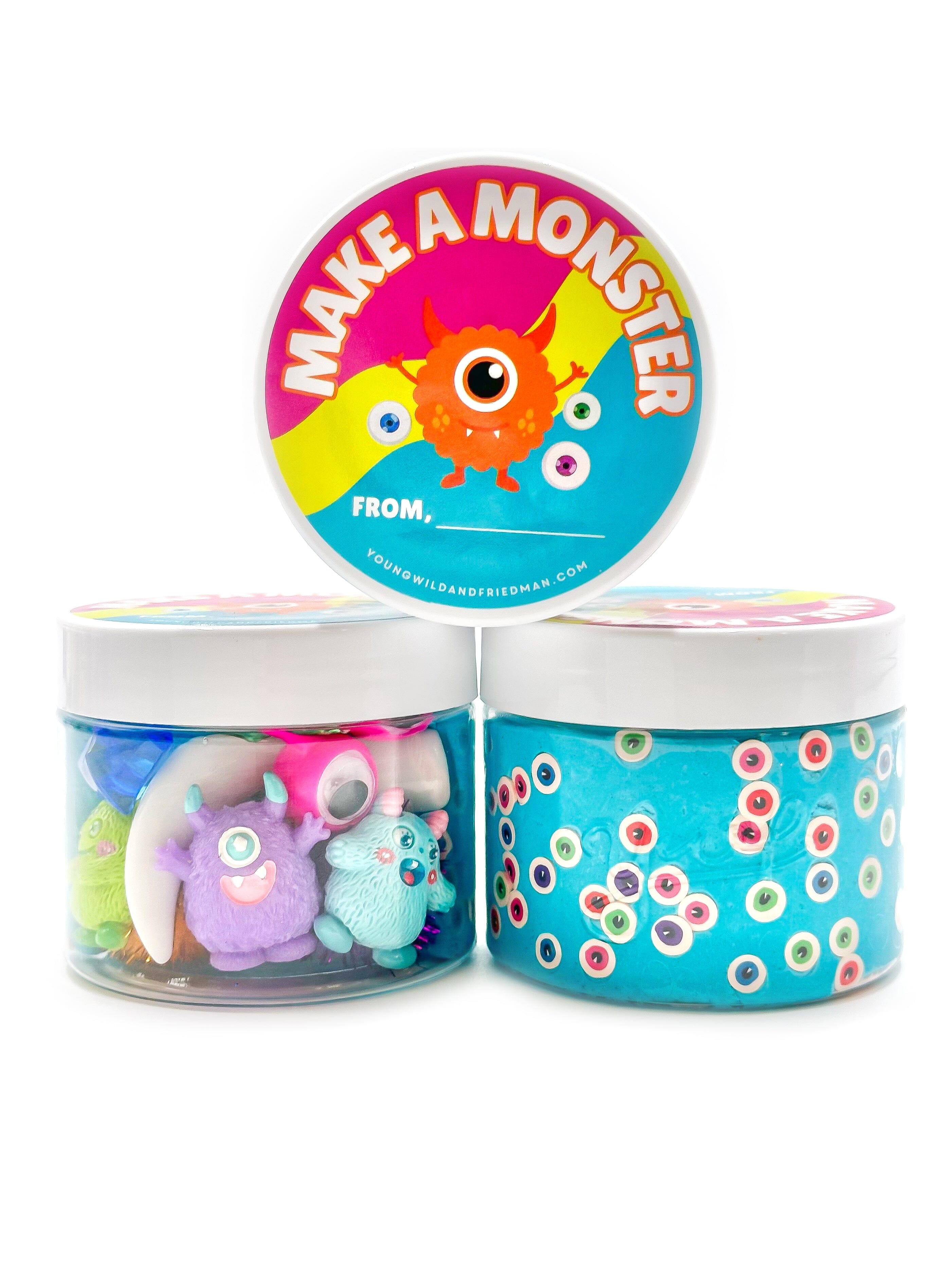 Make a Monster Sensory Dough Jar Sensory Dough Young, Wild & Friedman 