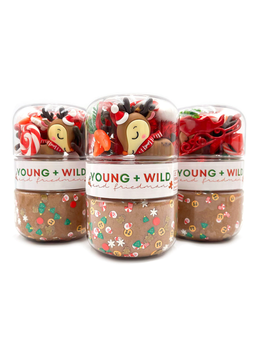 Make a Reindeer Grab & Go Dough Jar Grab and Go Dough Young, Wild & Friedman 