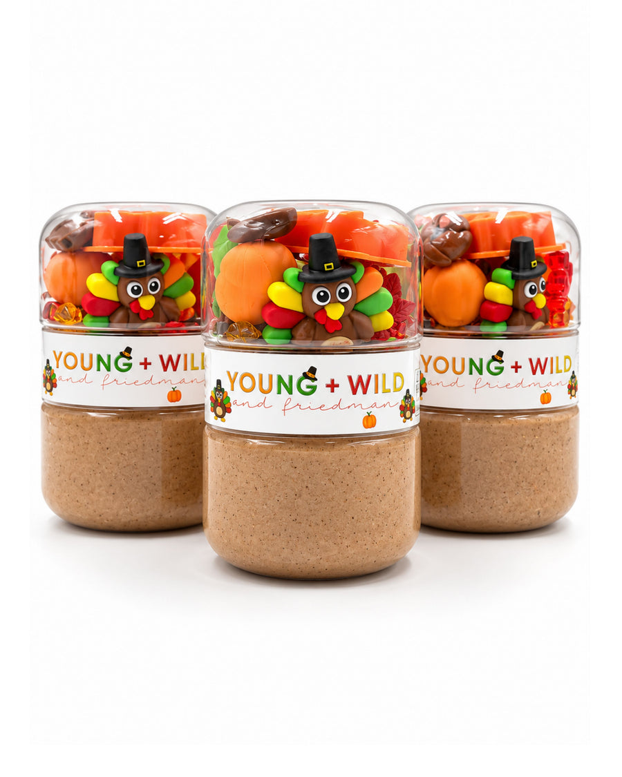 Make a Turkey Grab & Go Dough Jar Grab and Go Dough Young, Wild & Friedman 