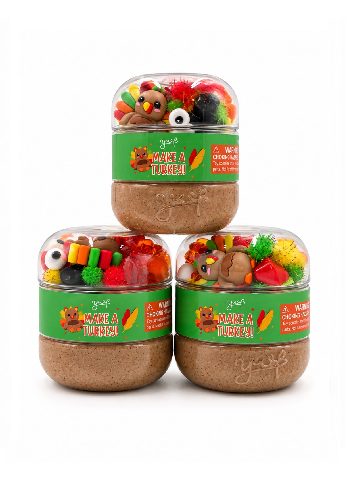 Make a Turkey Sensory Dough Jar Sensory Dough Young, Wild & Friedman 