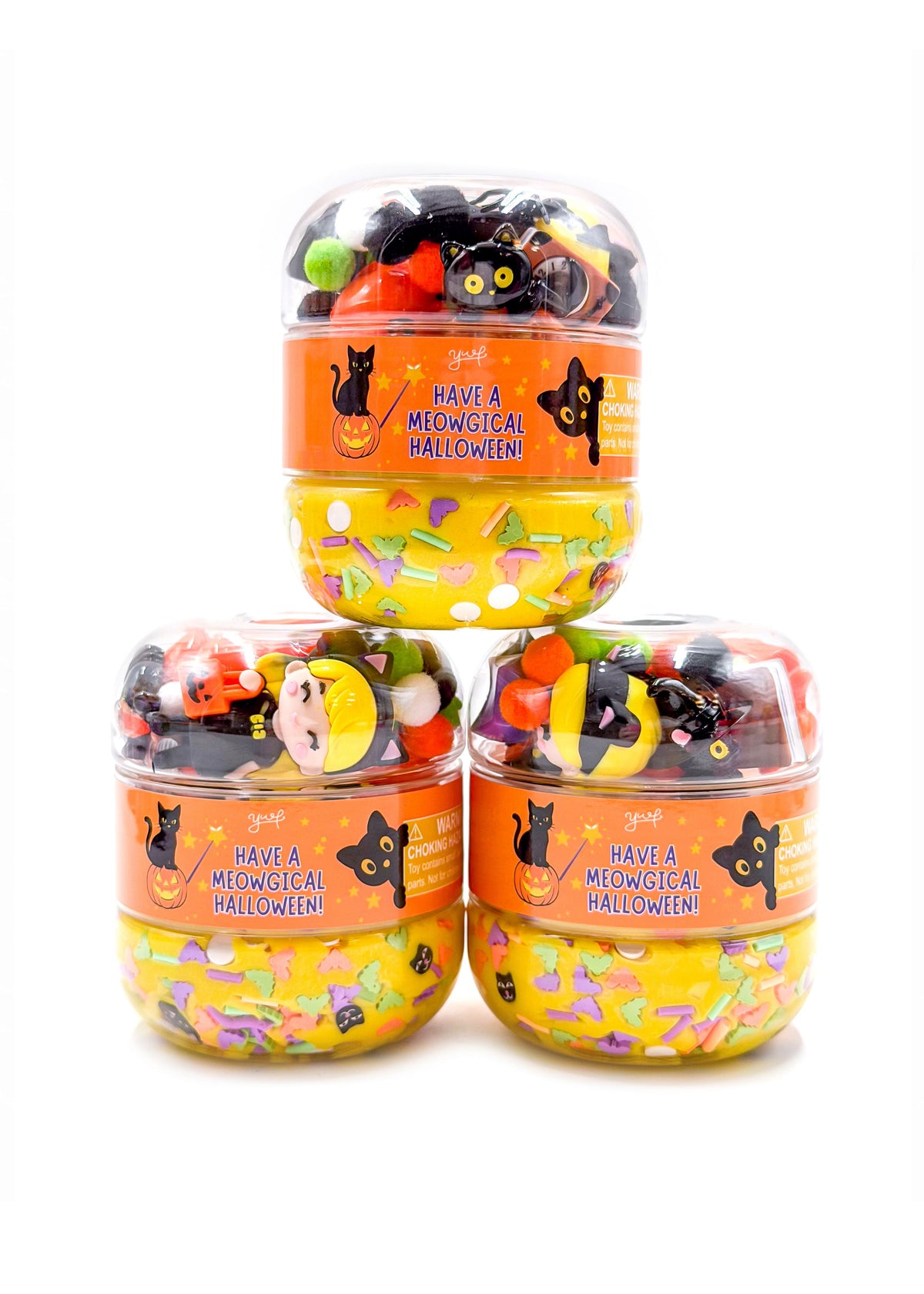 Meowgical Black Cat Sensory Dough Jar Sensory Dough Young, Wild & Friedman 