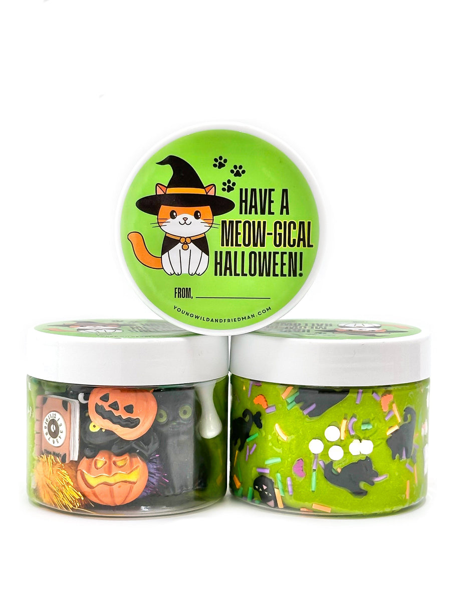 Meowgical Halloween Sensory Dough Jar Sensory Dough Young, Wild & Friedman 