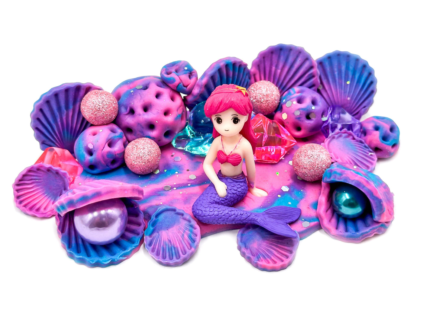 Mermaid Dough Jars Sensory Dough Young, Wild & Friedman 