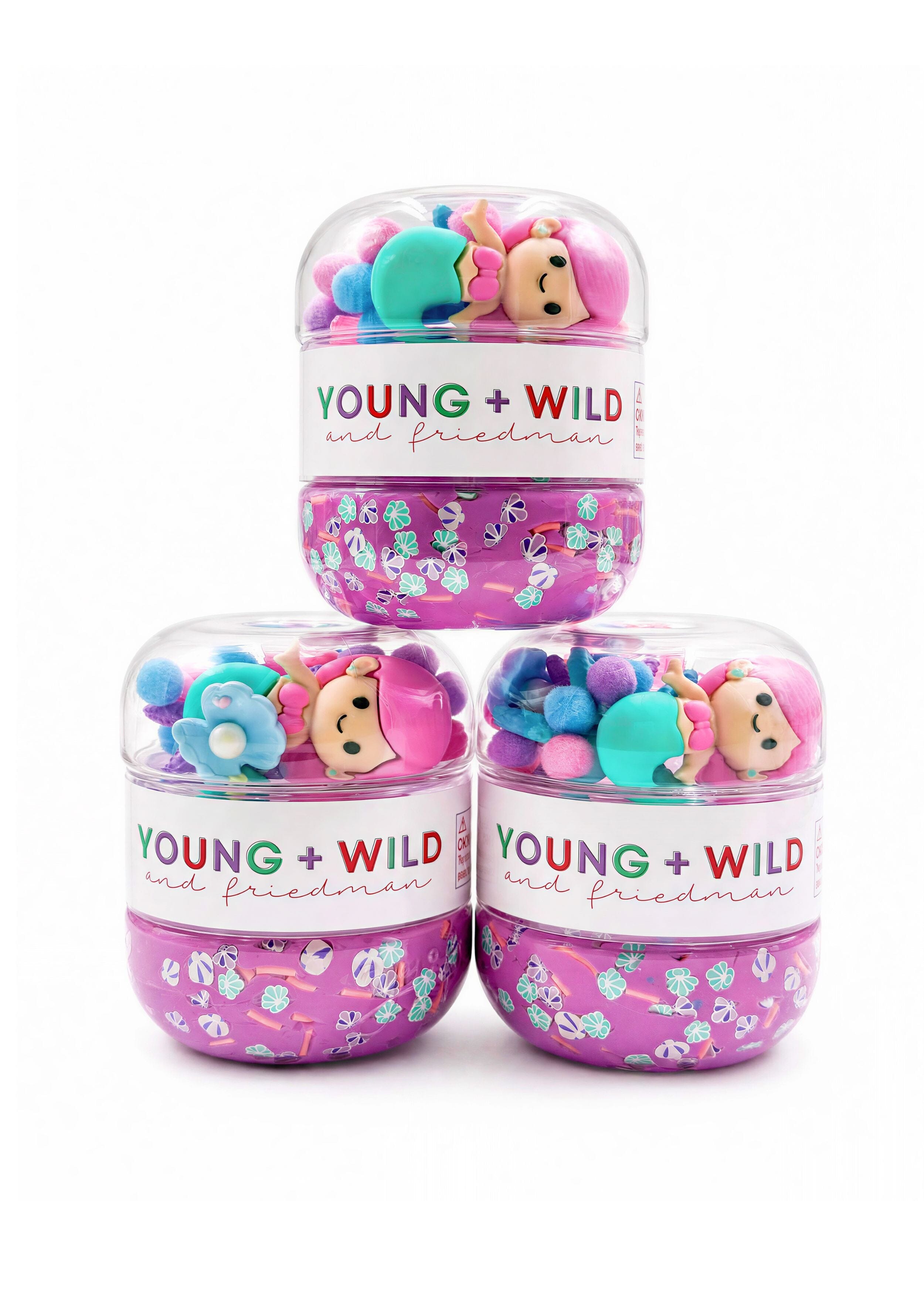 Mermaid Sensory Dough Jar Sensory Dough Young, Wild & Friedman 