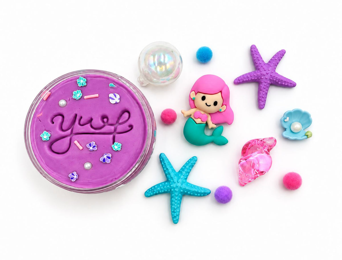 Mermaid Sensory Dough Jar Sensory Dough Young, Wild & Friedman 