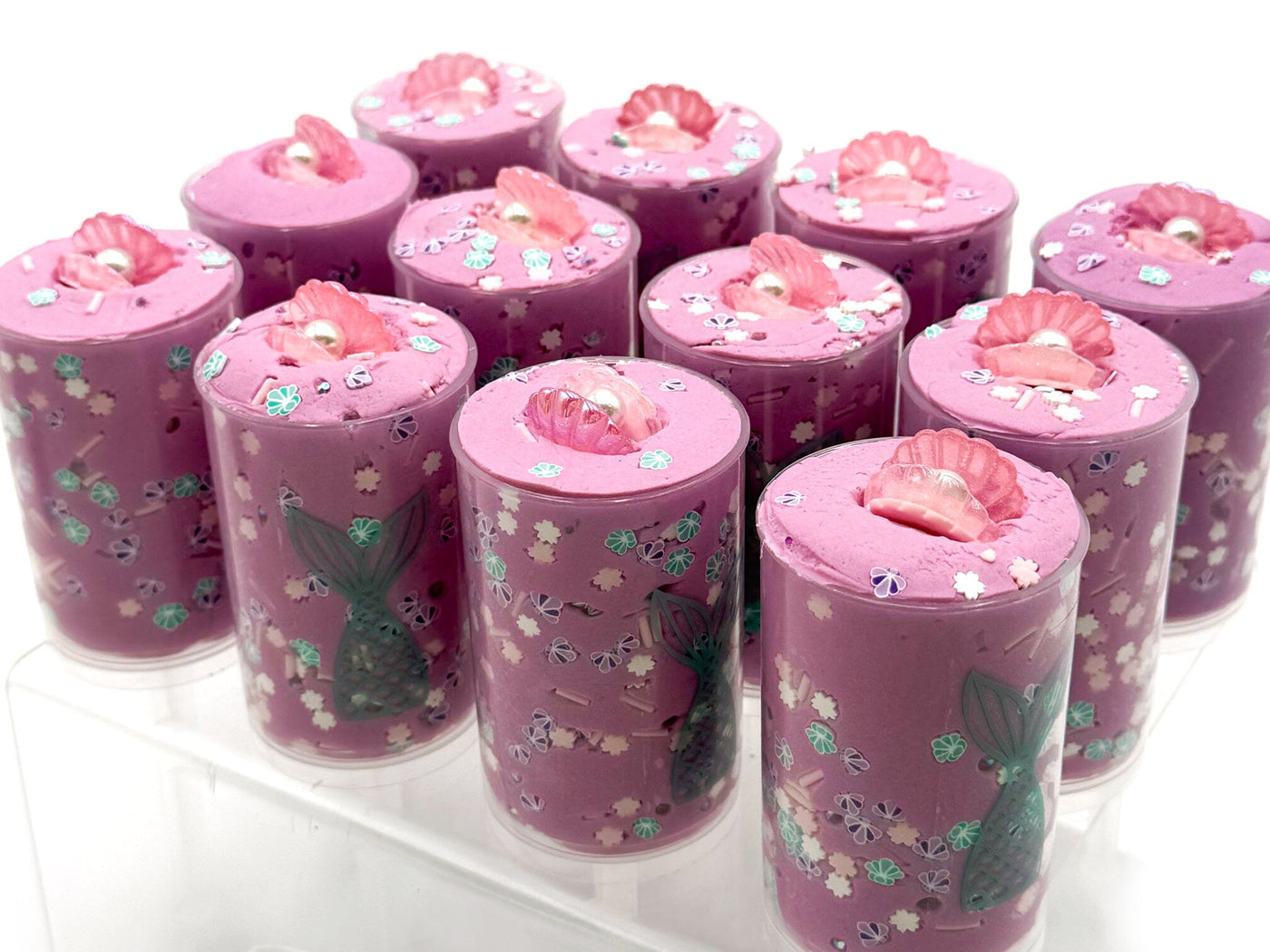 Mermaid Sensory Dough Push Pop Sensory Dough Young, Wild & Friedman 