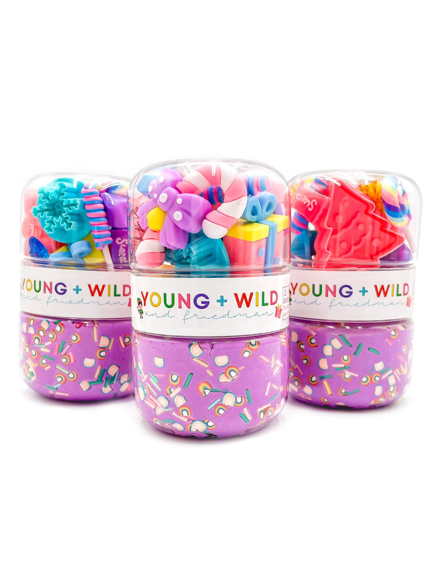 Merry & Bright Grab & Go Dough Jar Grab and Go Dough Young, Wild & Friedman 