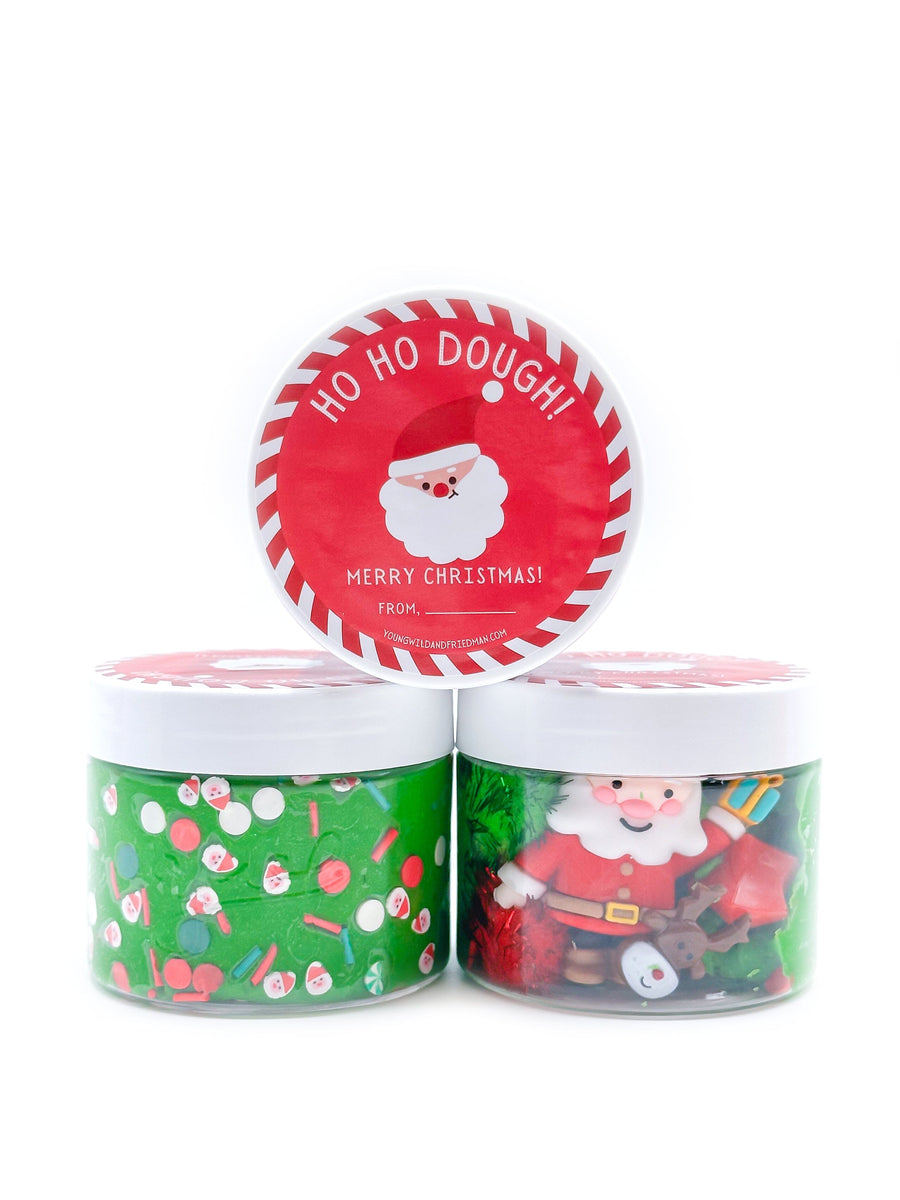 Merry Christmas Sensory Dough Jar Sensory Dough Young, Wild & Friedman 