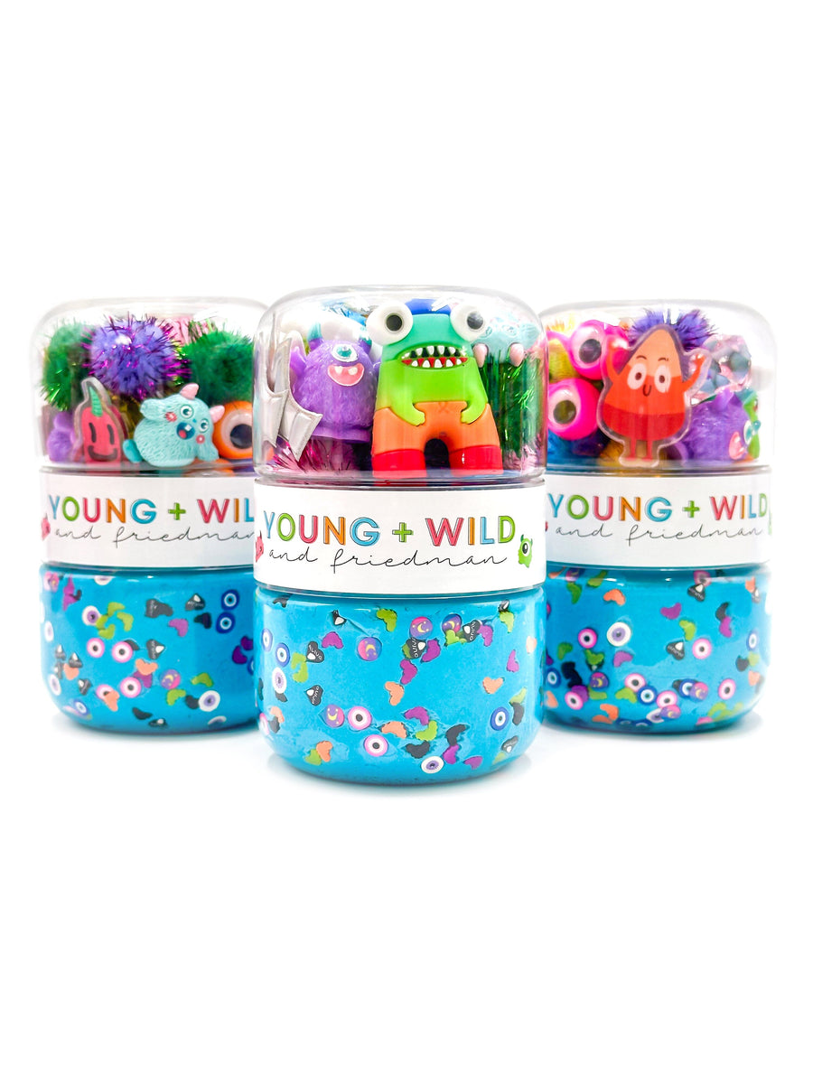 Monster Grab & Go Dough Jar Grab and Go Dough Young, Wild & Friedman 