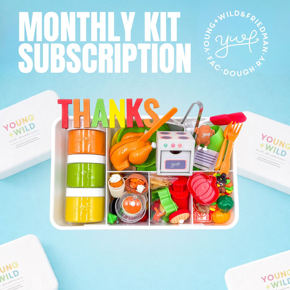 Monthly Subscription - Boy Theme Subscription Young, Wild & Friedman 