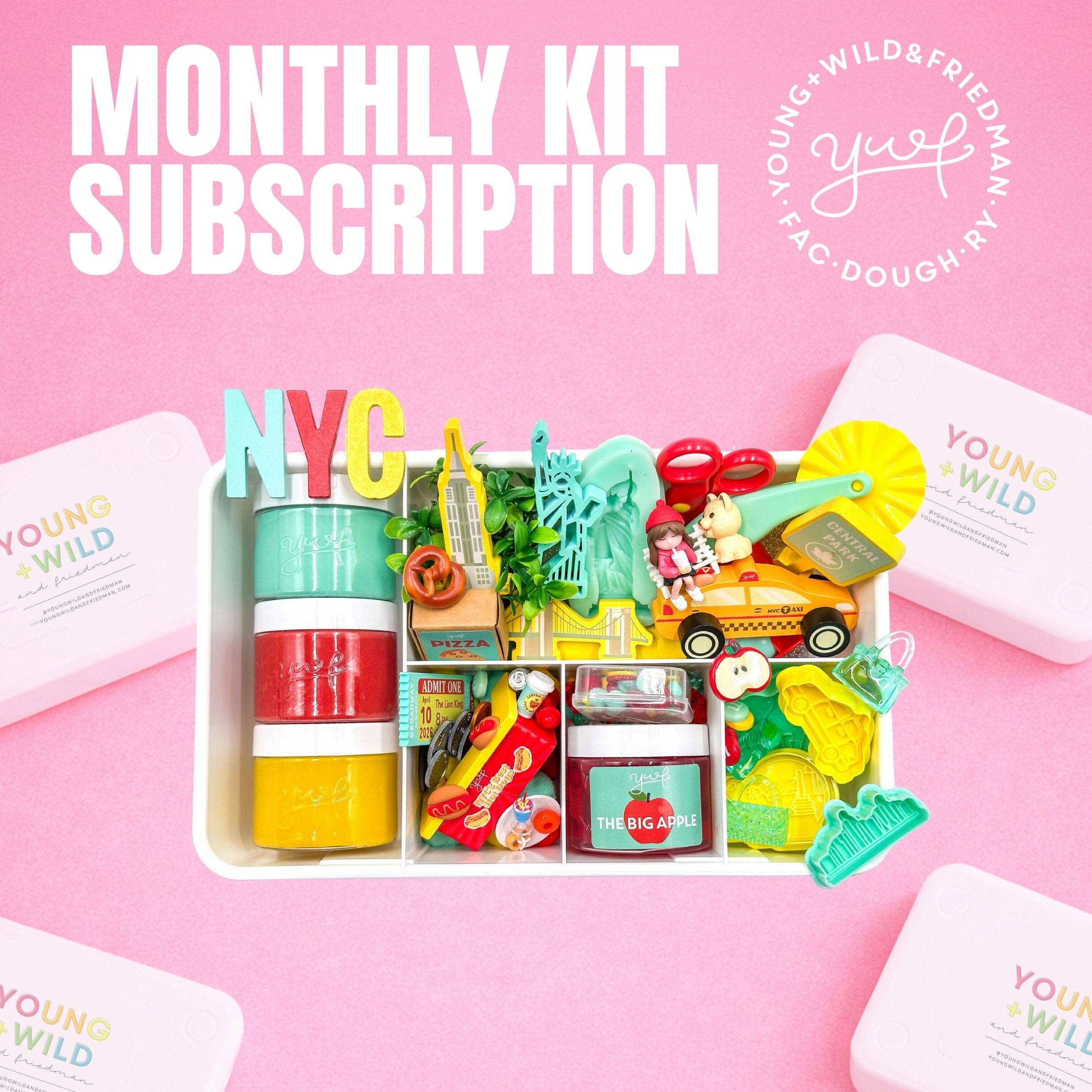 Monthly Subscription - Girl Theme Subscription Young, Wild & Friedman 