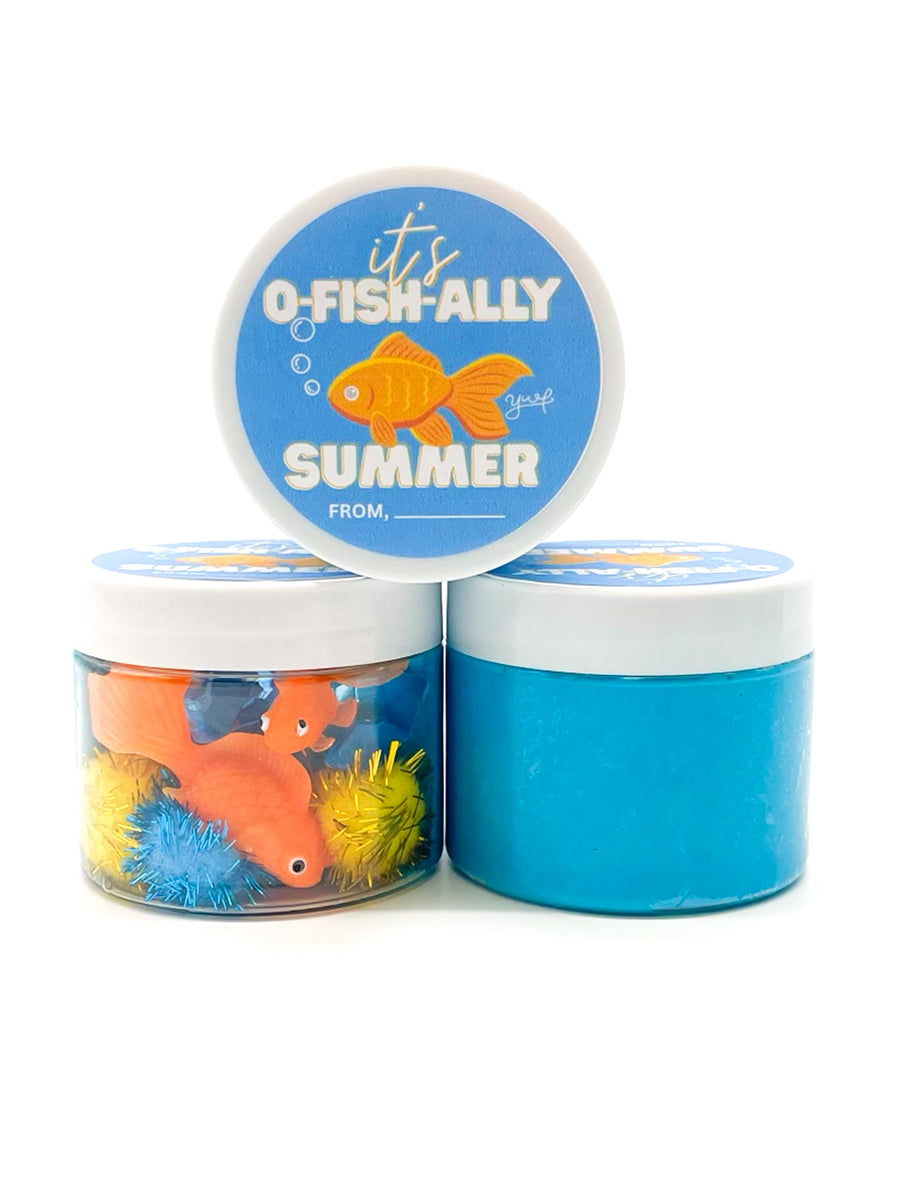 O-Fish-Ally Summer Class Gift Jar Sensory Dough Young, Wild & Friedman 