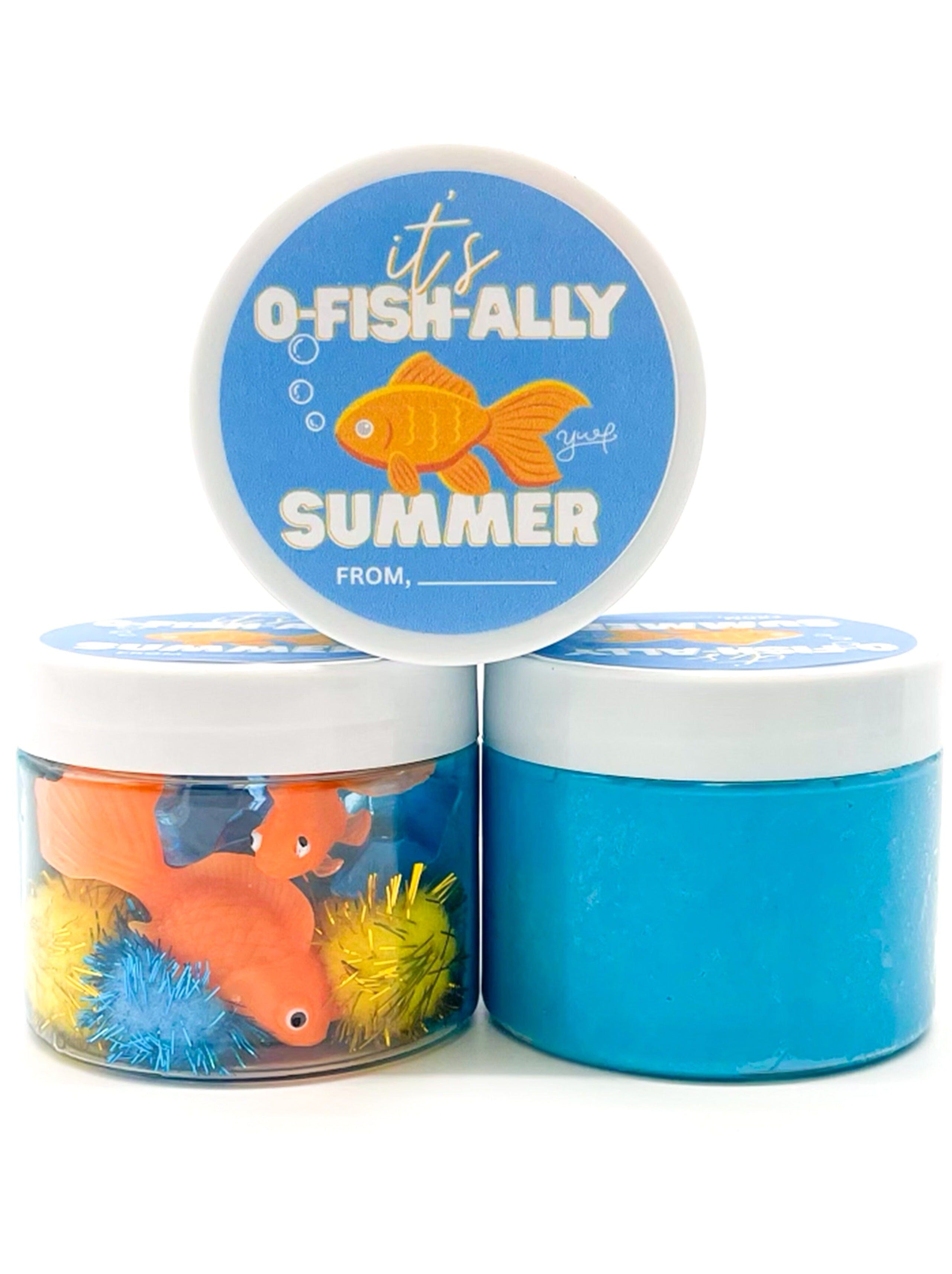 O-Fish-Ally Summer Class Gift Jar Sensory Dough Young, Wild & Friedman 