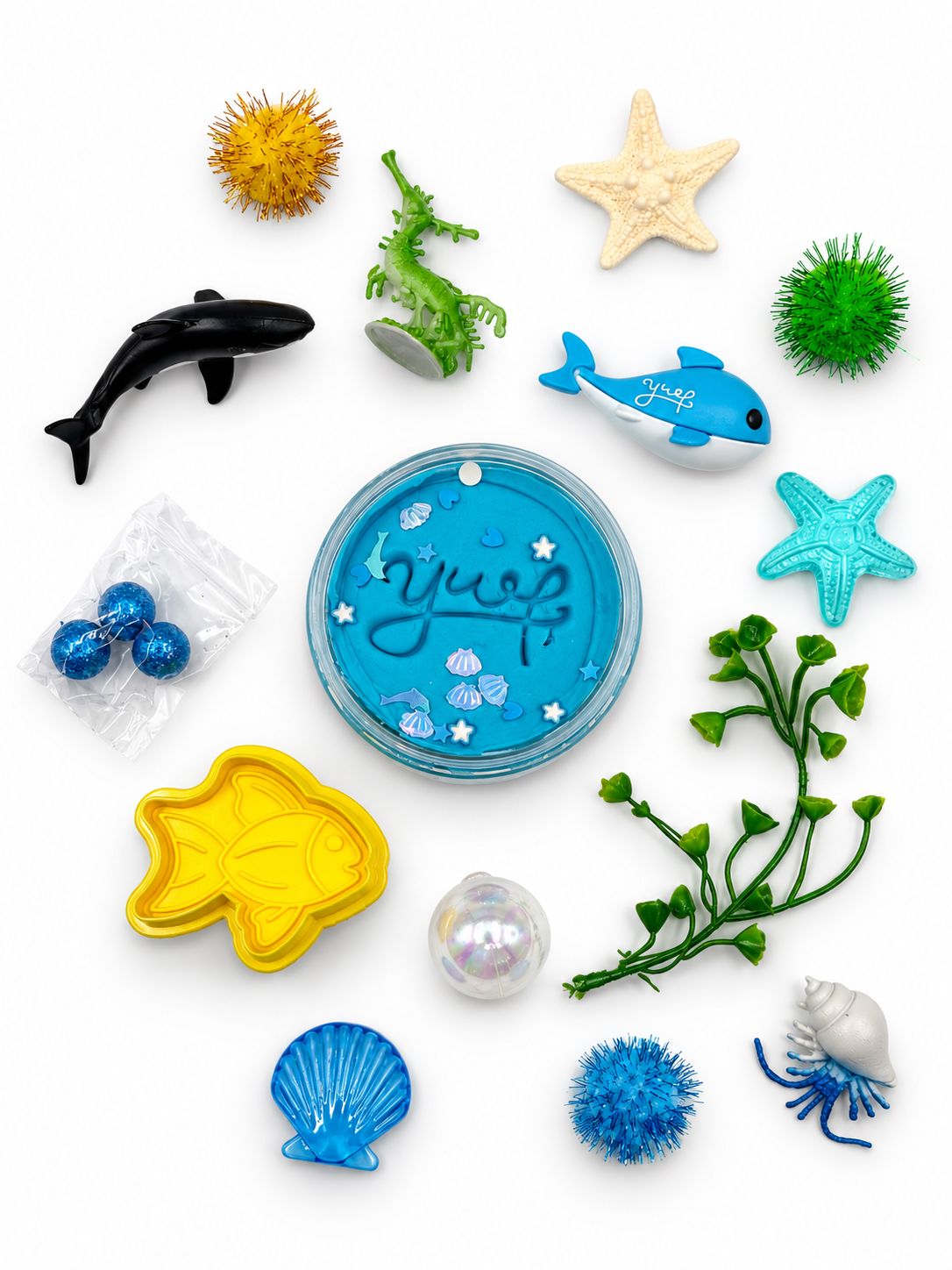 Ocean Grab & Go Dough Jar Grab and Go Dough Young, Wild & Friedman 