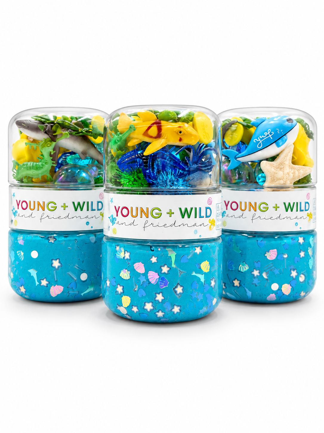 Ocean Grab & Go Dough Jar Grab and Go Dough Young, Wild & Friedman 
