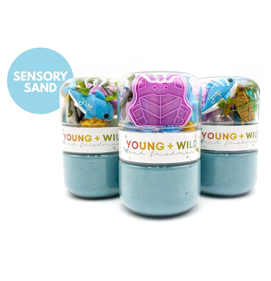 Ocean Grab & Go Sensory Sand Jar Grab and Go Dough Young, Wild & Friedman 