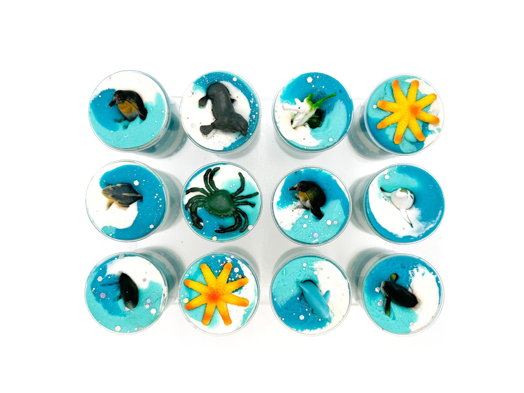 Ocean Sensory Dough Push Pop Sensory Dough Young, Wild & Friedman 