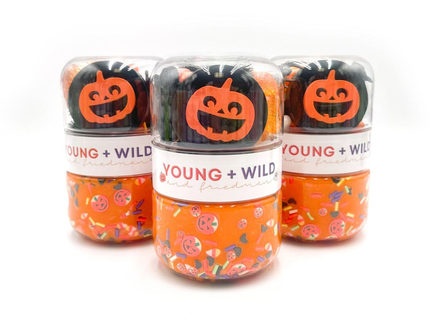 Orange Halloween Grab & Go Dough Jar Grab and Go Dough Young + Wild and Friedman 