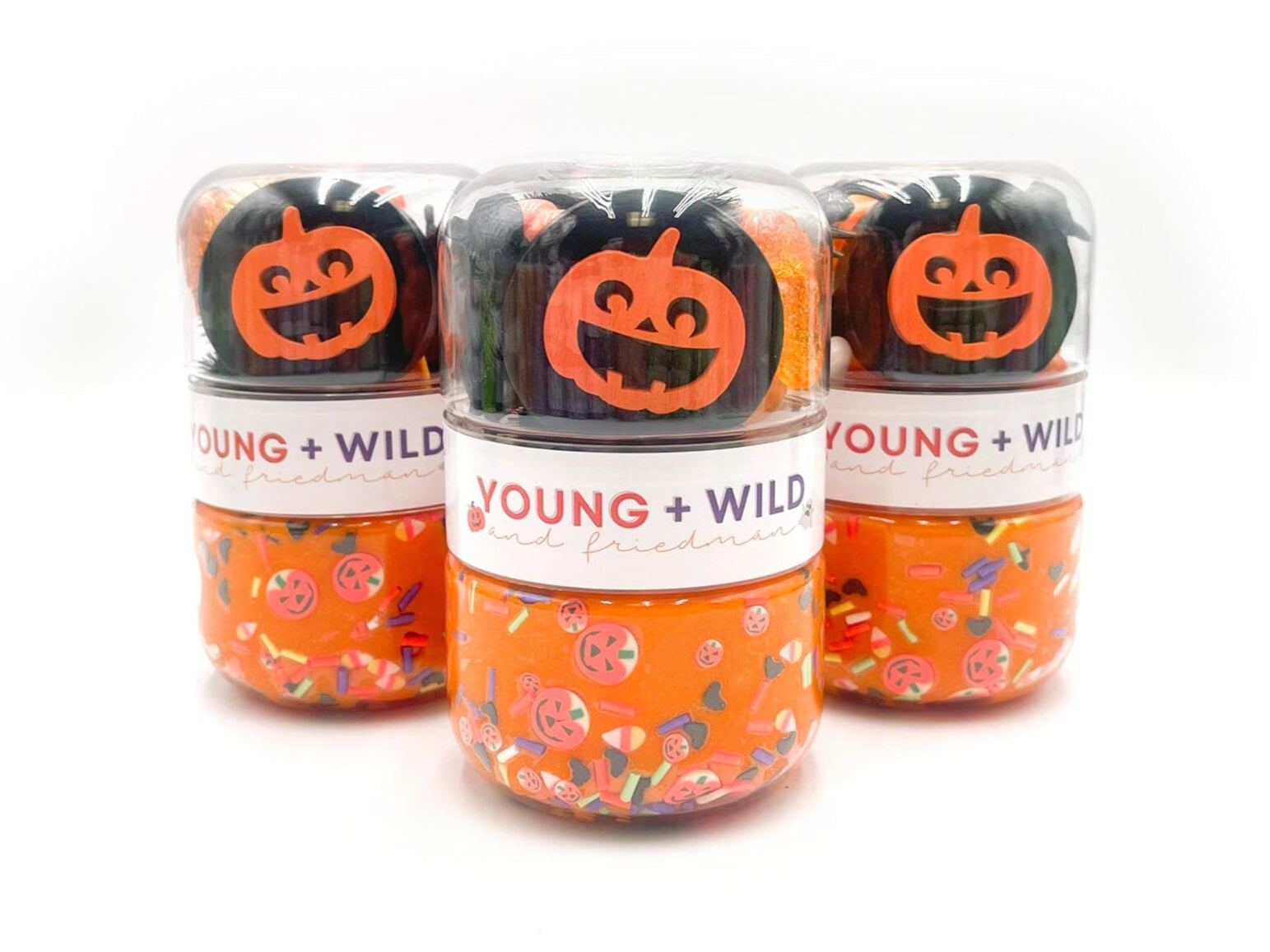 Orange Halloween Grab & Go Dough Jar Grab and Go Dough Young + Wild and Friedman 
