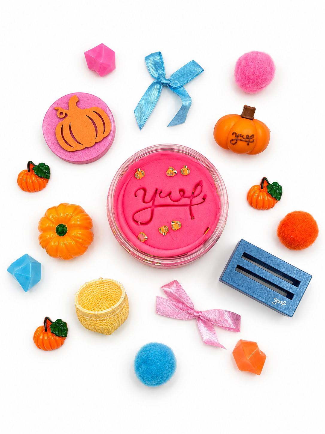 Pastel Pumpkins Grab & Go Dough Jar Grab and Go Dough Young, Wild & Friedman 