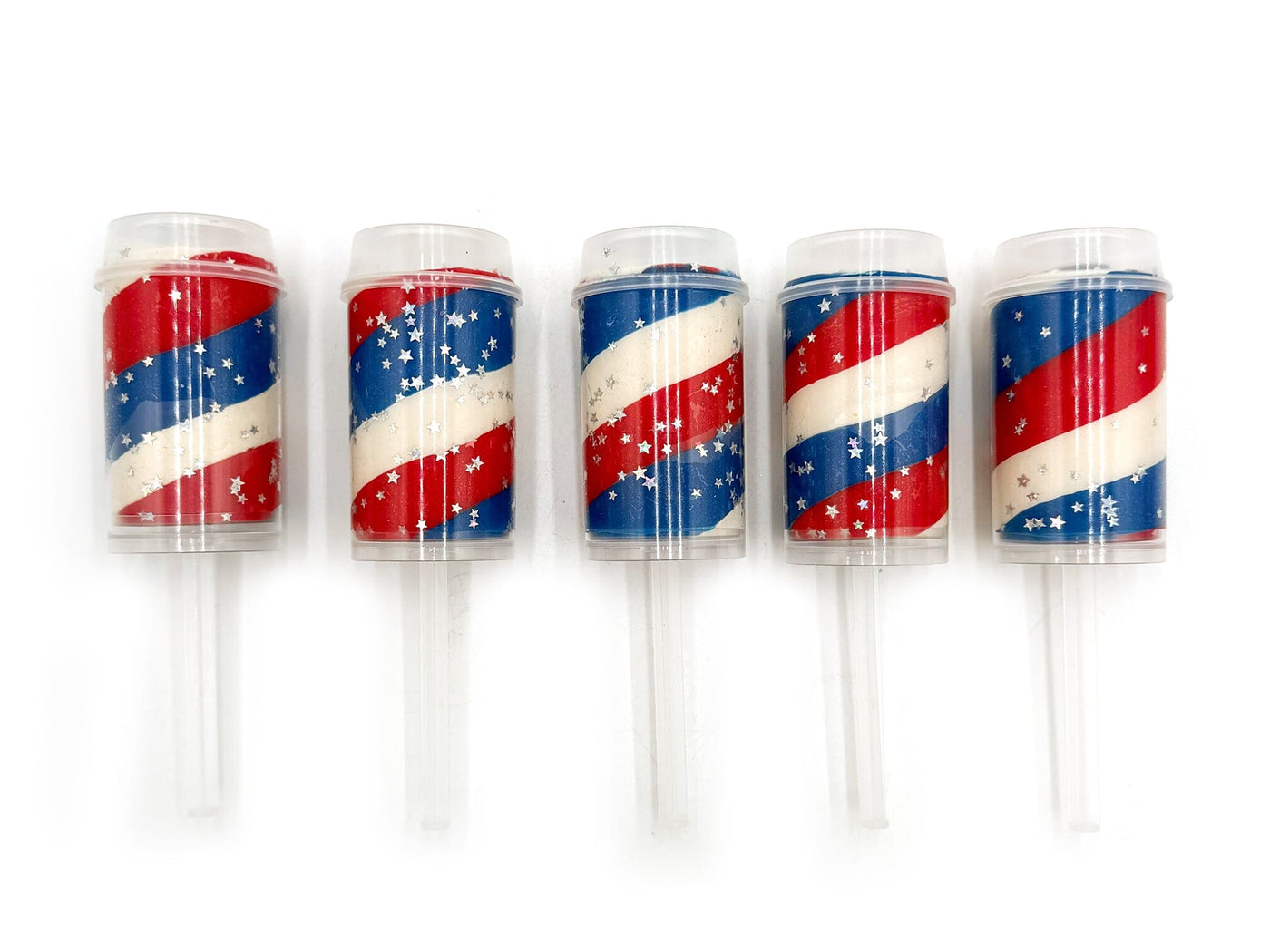 Patriotic Sensory Dough Push Pop Sensory Dough Young, Wild & Friedman 