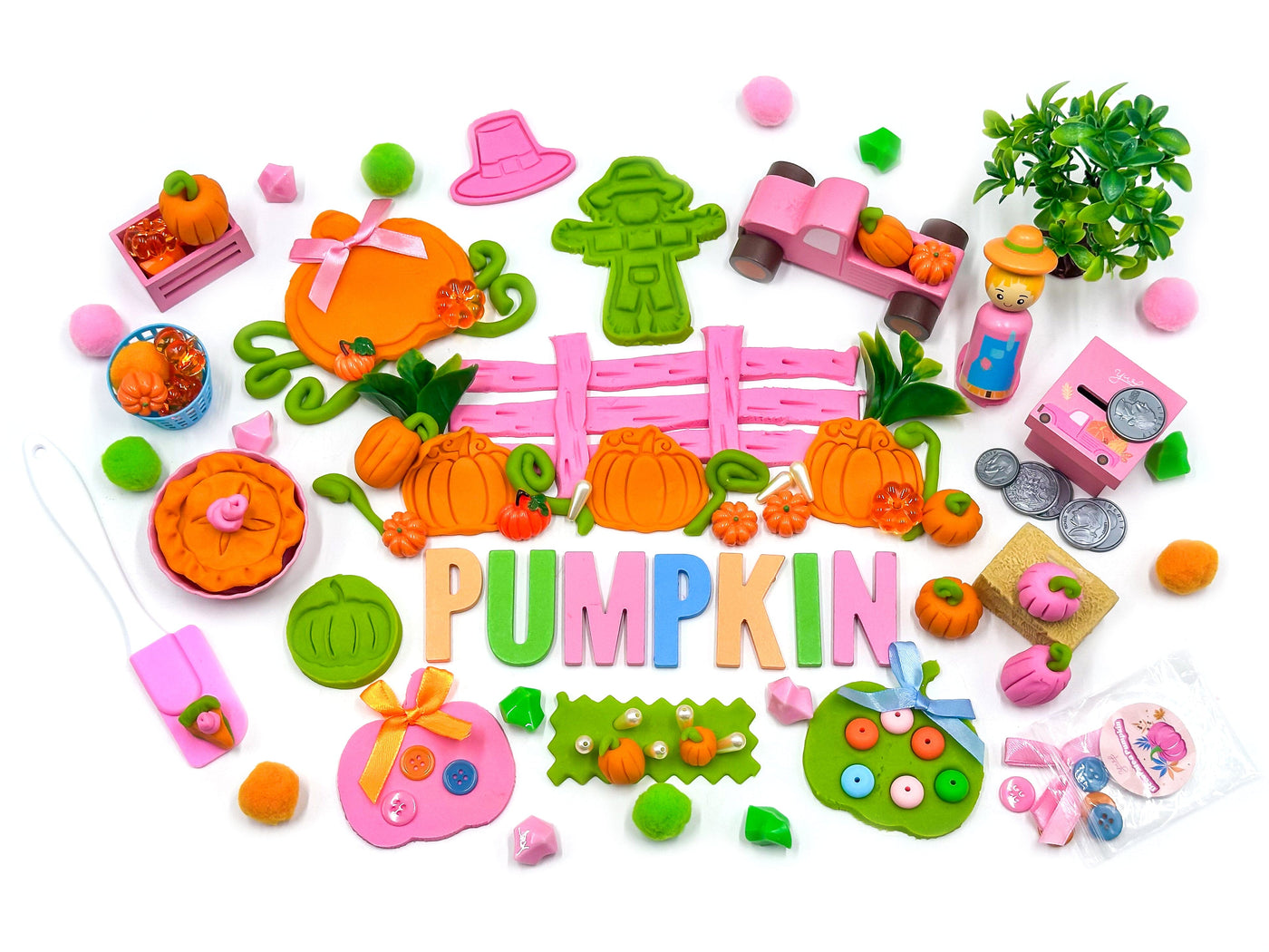 Pink Pumpkin Patch Sensory Kit Sensory Kit Young, Wild & Friedman 