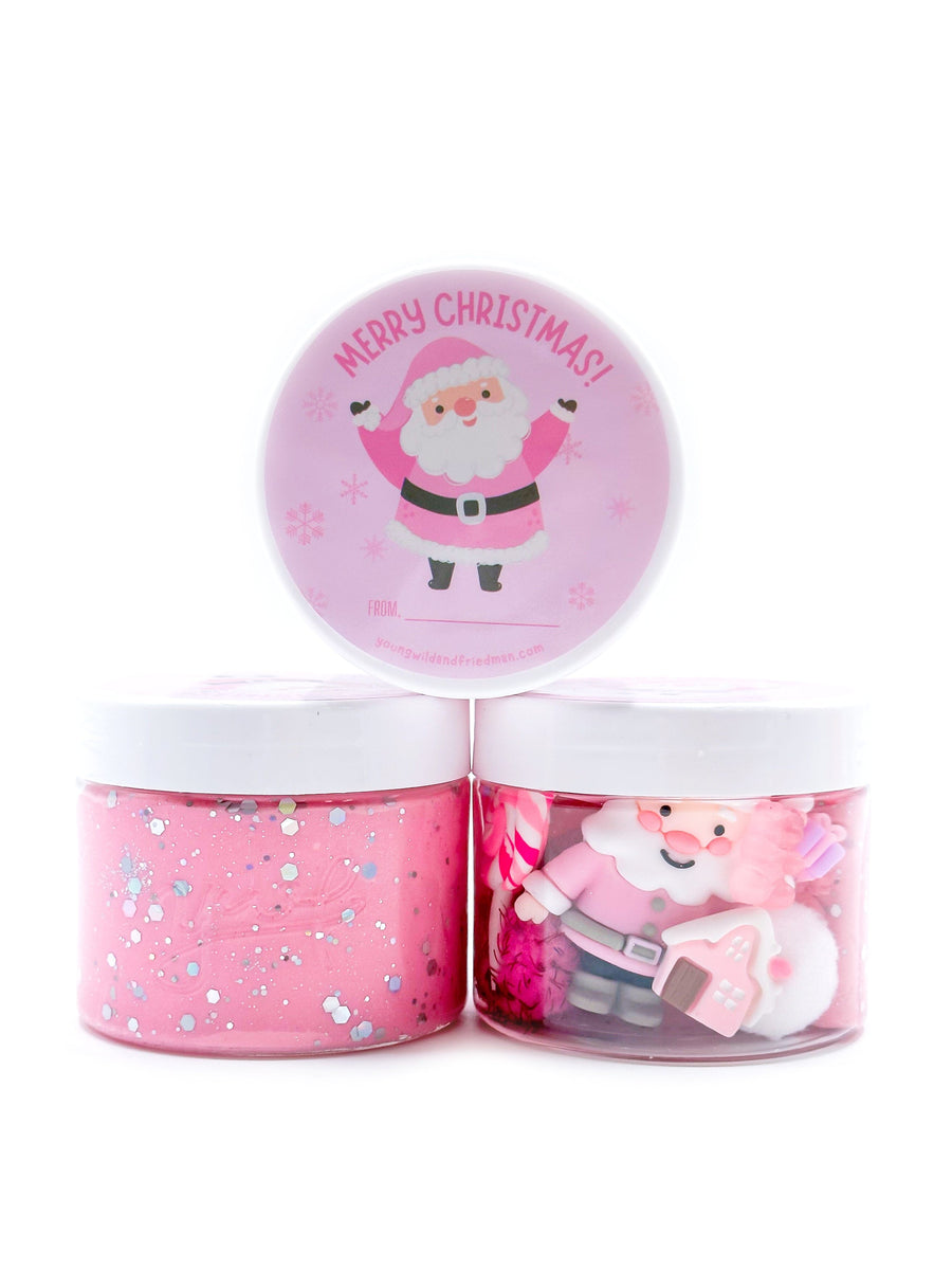 Pink-Tastic Christmas Sensory Dough Jar Sensory Dough Young, Wild & Friedman 